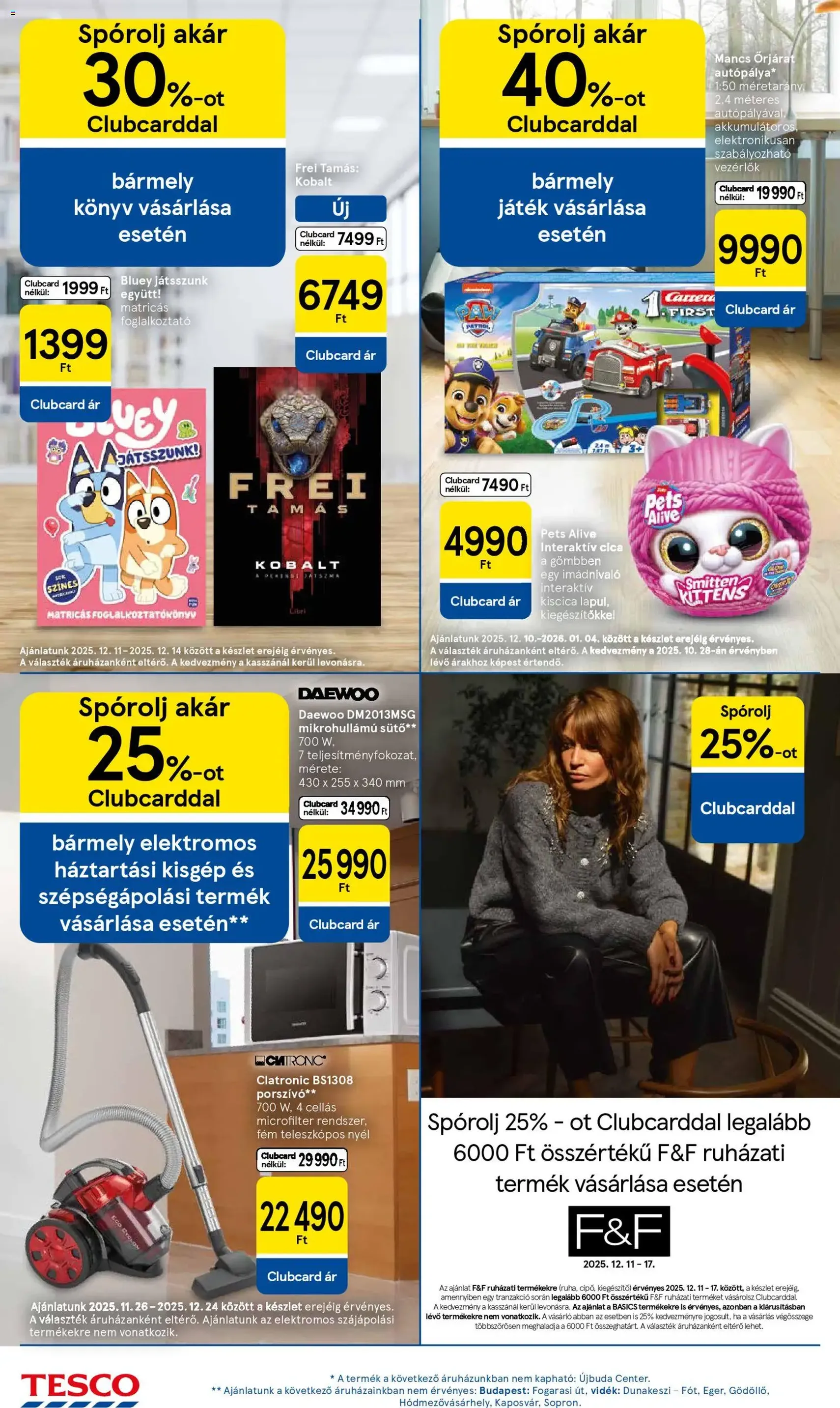 Tesco Hipermarket - Akciós újság - 2025.12.11. érvényes szórólap 20 oldal 46 oldalból