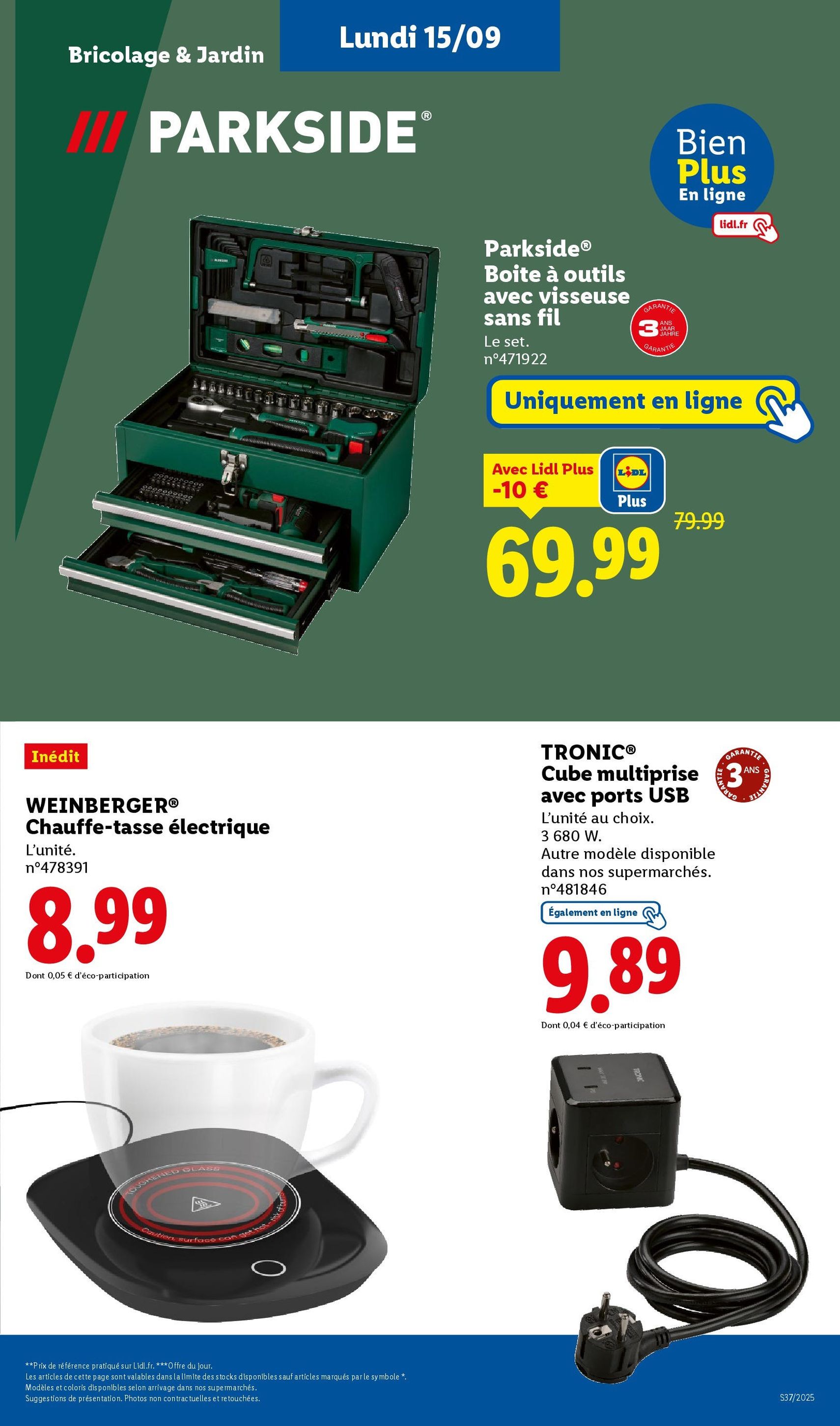 LIDL catalogue semaine 37 - brochure valable à partir du 11/09/2025, page 69 sur 76 LIDL catalogue semaine 37 - brochure valable à partir du 11/09/2025, page 69 sur 76