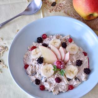 Recipe preview Low Calorie Healthy Basic Overnight Oats