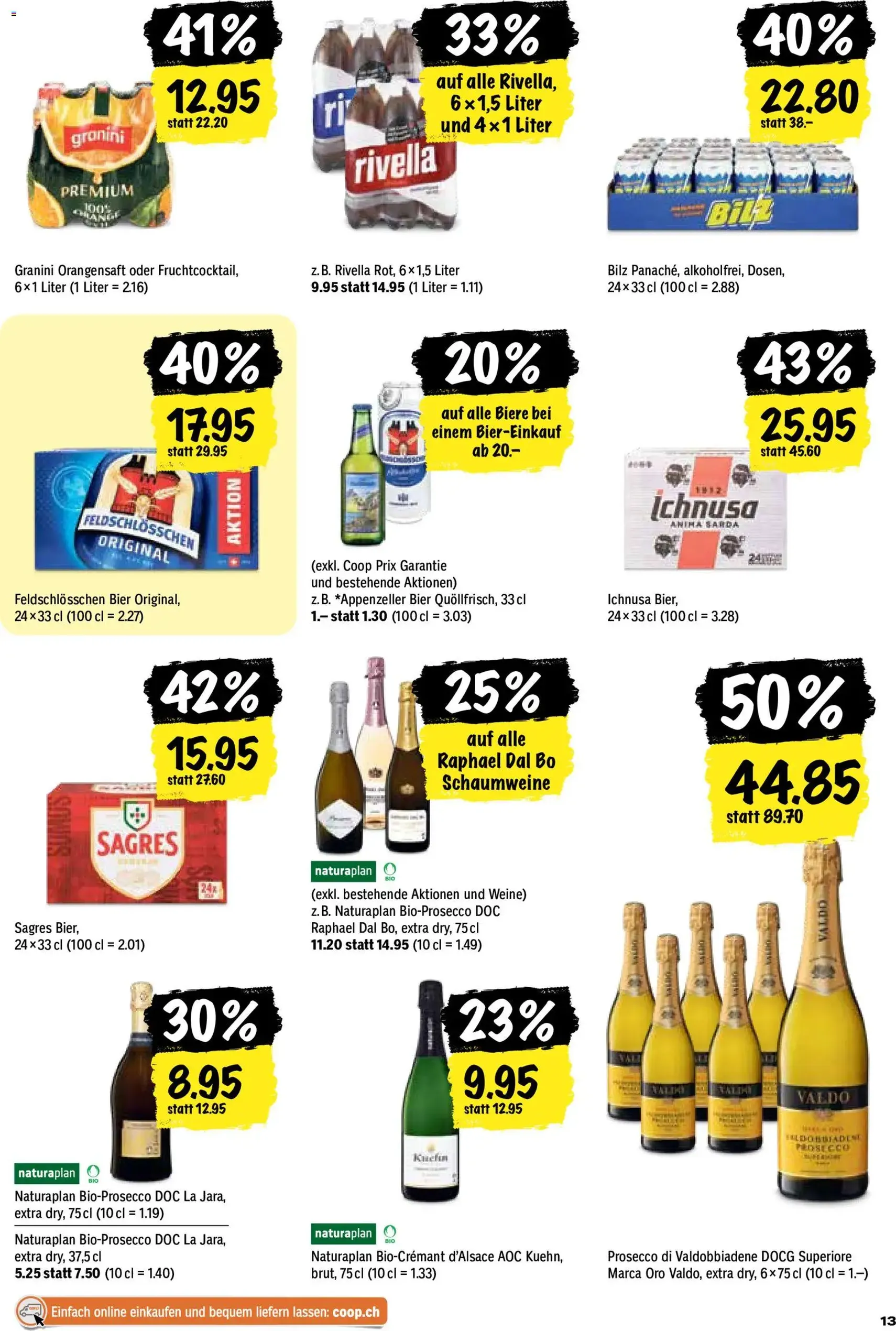 Coop aktionen - Gültiger Prospekt ab 25.06.2026, Seite 13 von insgesamt 24
