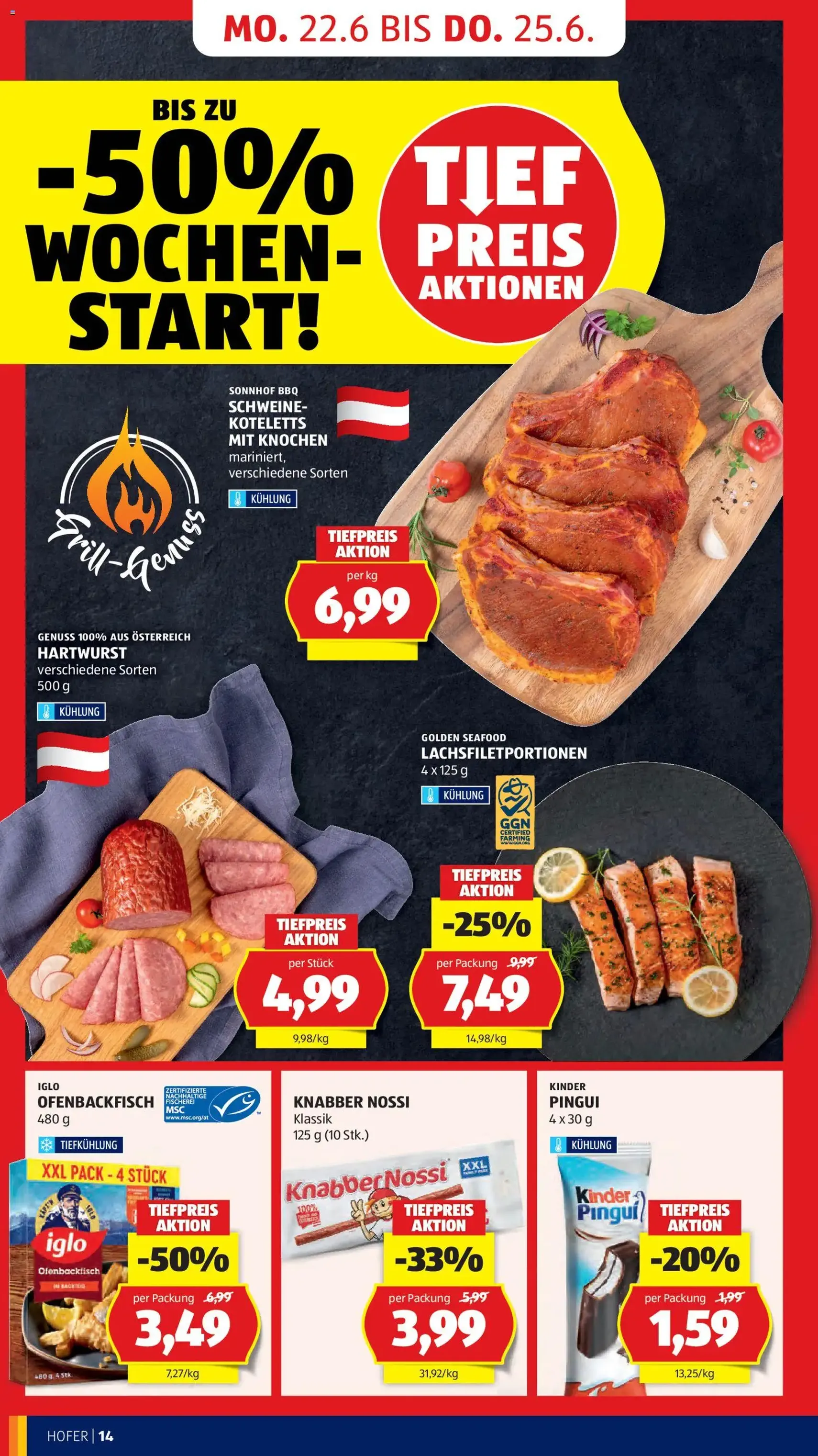 Hofer Flugblatt - Gültiger Prospekt ab 19.06.2026, Seite 18 von insgesamt 46