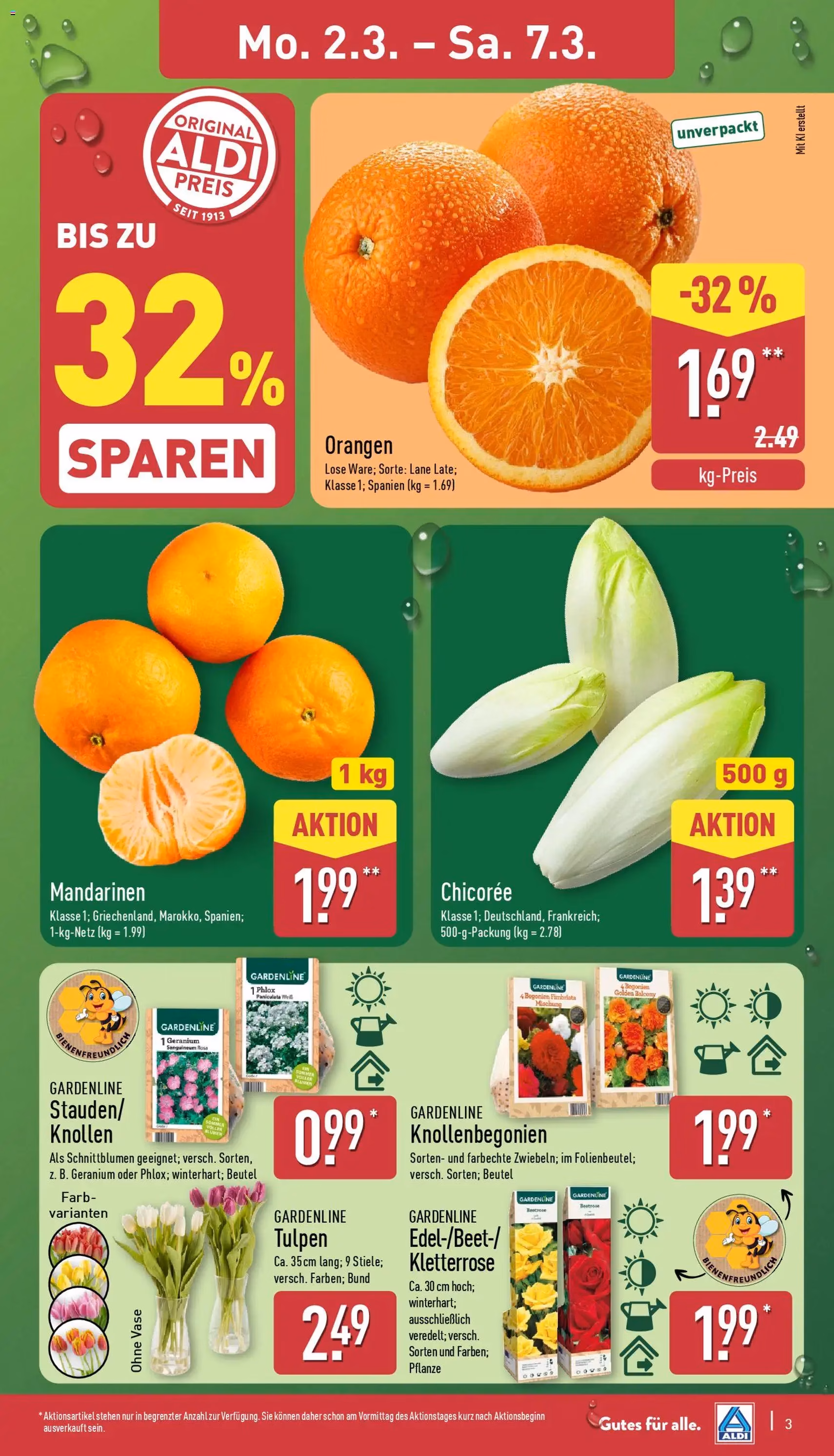 Aldi Prospekt - Gültiger Prospekt ab 02.03.2026, Seite 3 von insgesamt 39