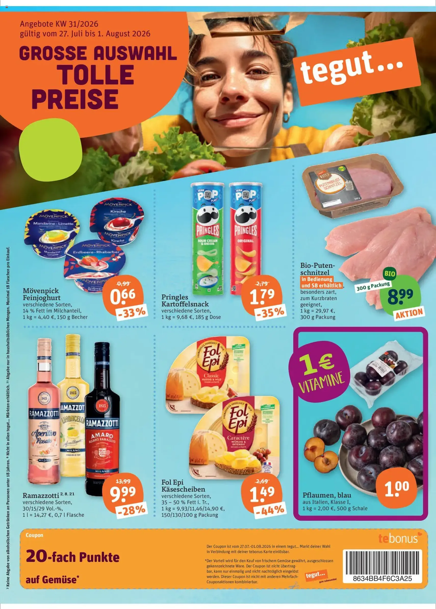 Tegut Prospekt - Gültiger Prospekt ab 27.07.2026, Seite 3 von insgesamt 29