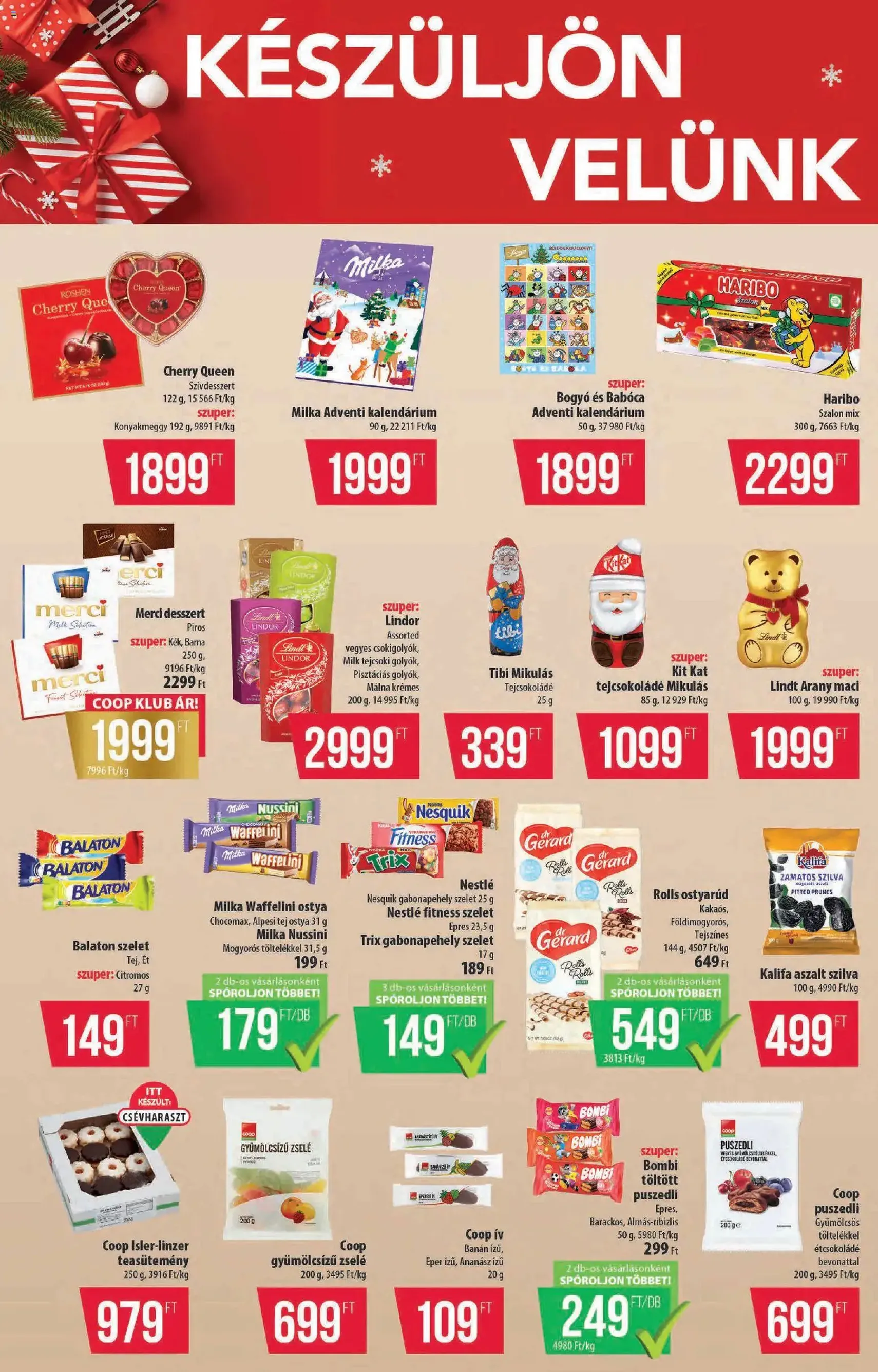 COOP Akciós újság - 2025.11.06. érvényes szórólap 8 oldal 12 oldalból