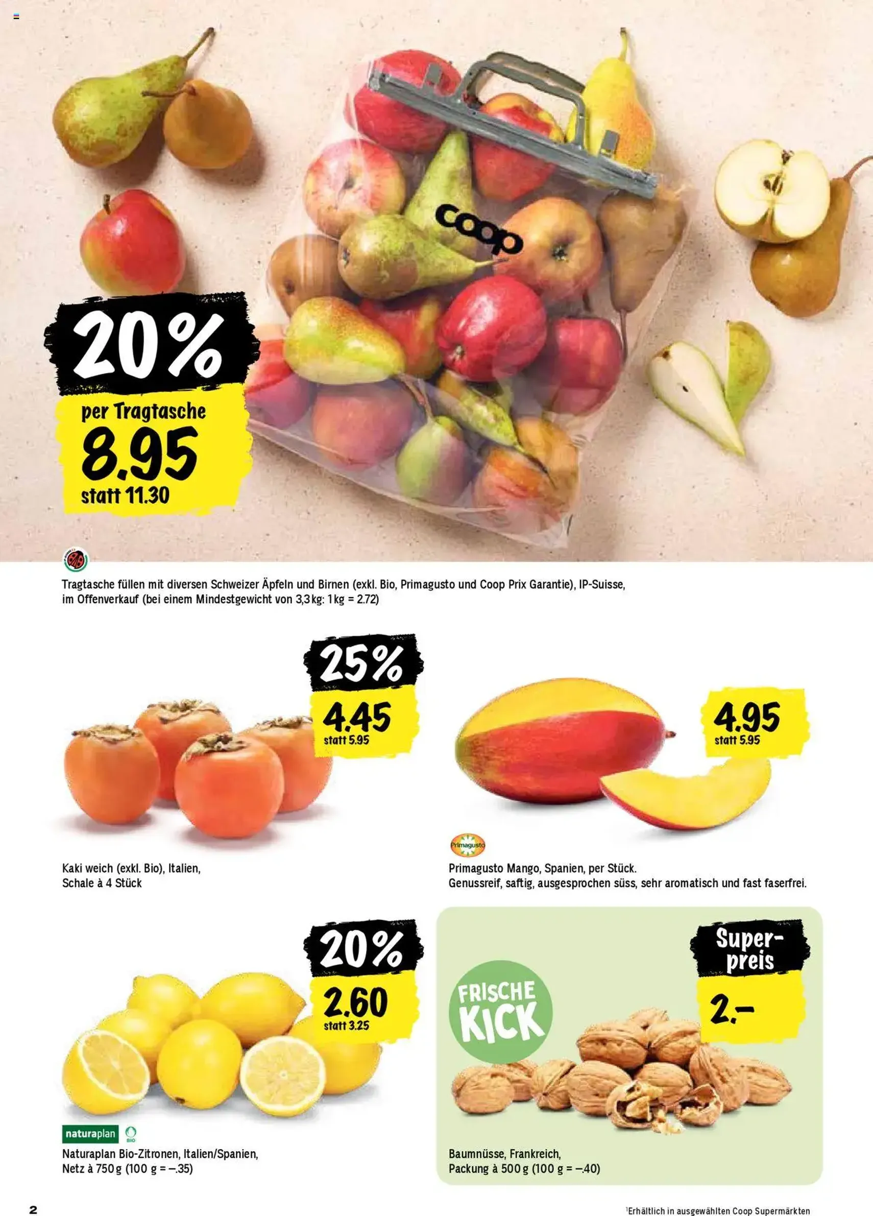 Coop Aktionen - Gültiger Prospekt ab 09.10.2025, Seite 2 von insgesamt 24