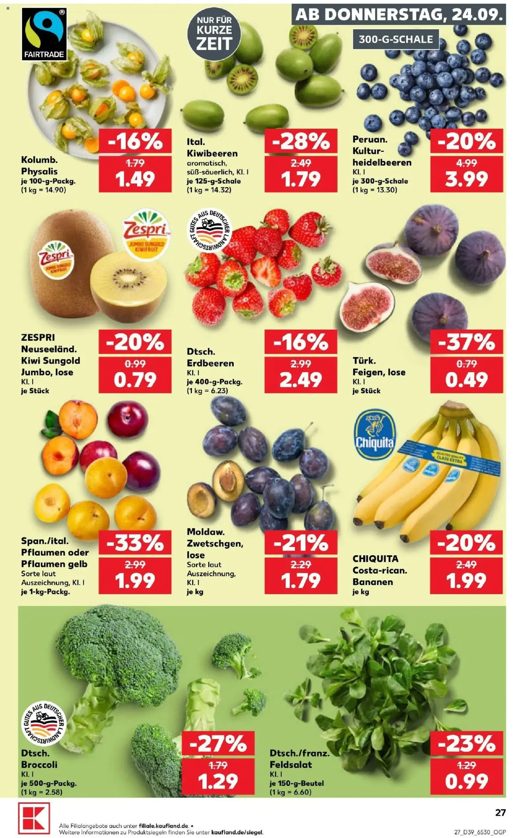 Kaufland Prospekt - Gültiger Prospekt ab 24.09.2026, Seite 27 von insgesamt 72