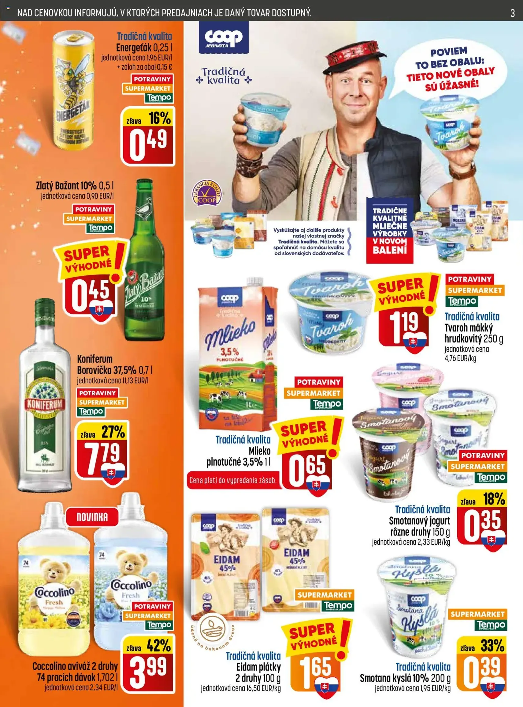 COOP Jednota leták - platný leták od 14.05.2026 strana 3 z 28