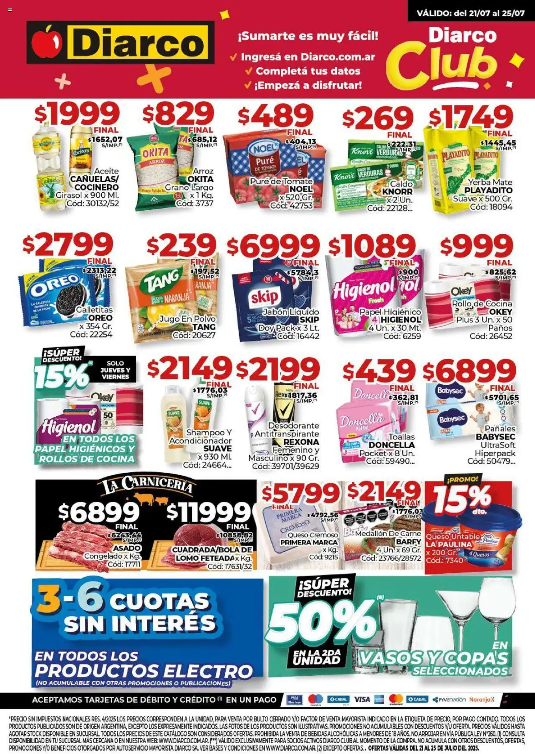 Diarco ofertas - folleto válido desde 21/07/2025 página 1 de 22 Diarco ofertas - folleto válido desde 21/07/2025 página 1 de 22