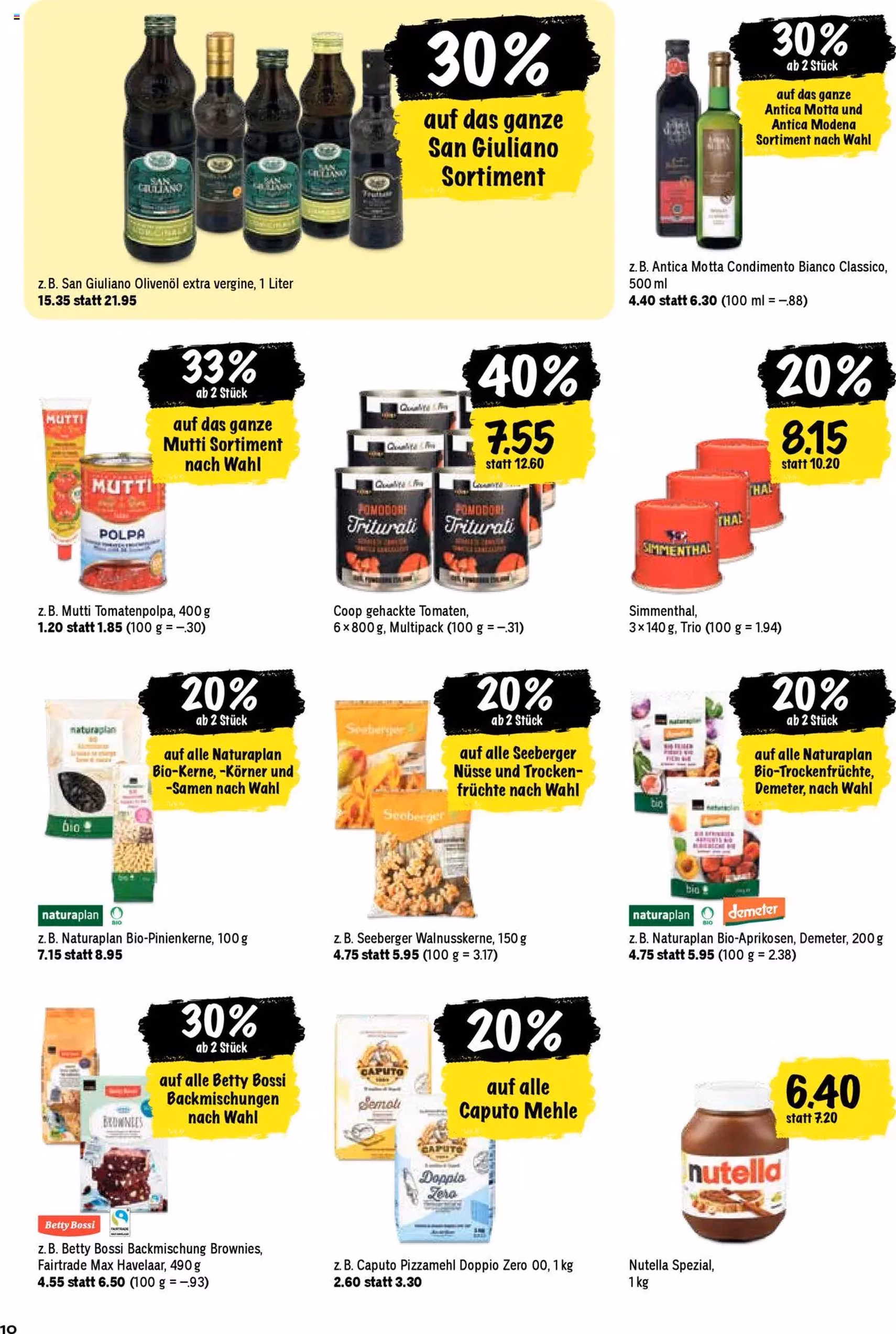 Coop Aktionen - Gültiger Prospekt ab 14.08.2025, Seite 10 von insgesamt 28 Coop Aktionen - Gültiger Prospekt ab 14.08.2025, Seite 10 von insgesamt 28
