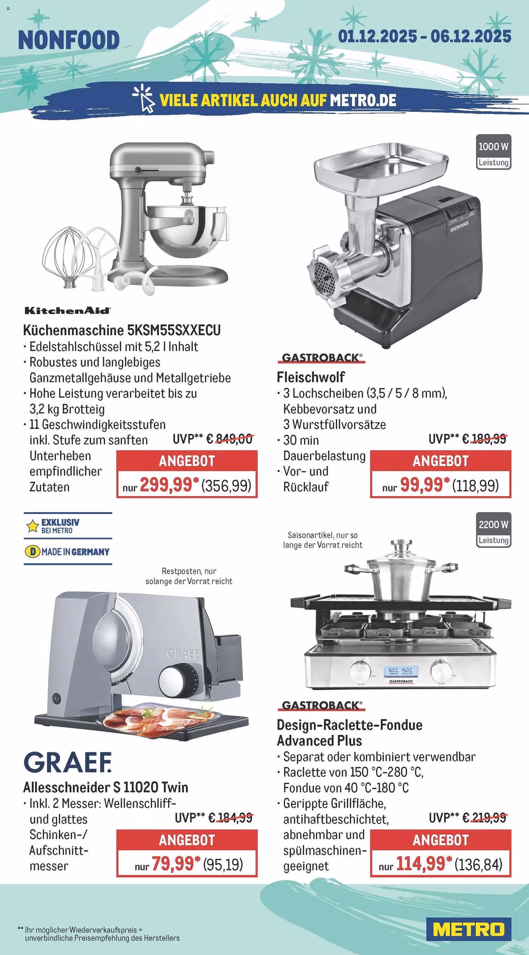Metro Prospekt - Gültiger Prospekt ab 01.12.2025, Seite 20 von insgesamt 26