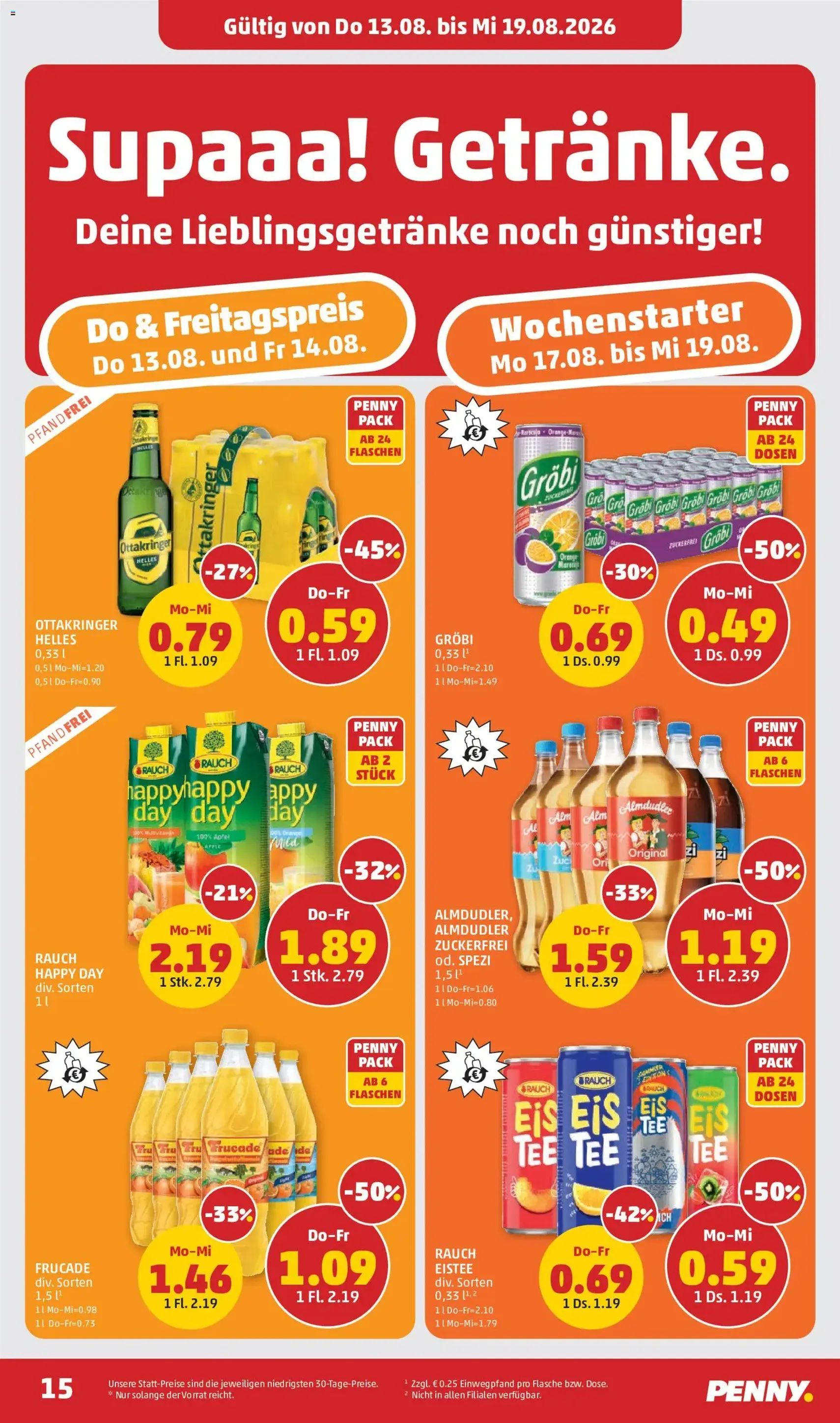 Penny Markt - Flugblatt - Gültiger Prospekt ab 13.08.2026, Seite 15 von insgesamt 32