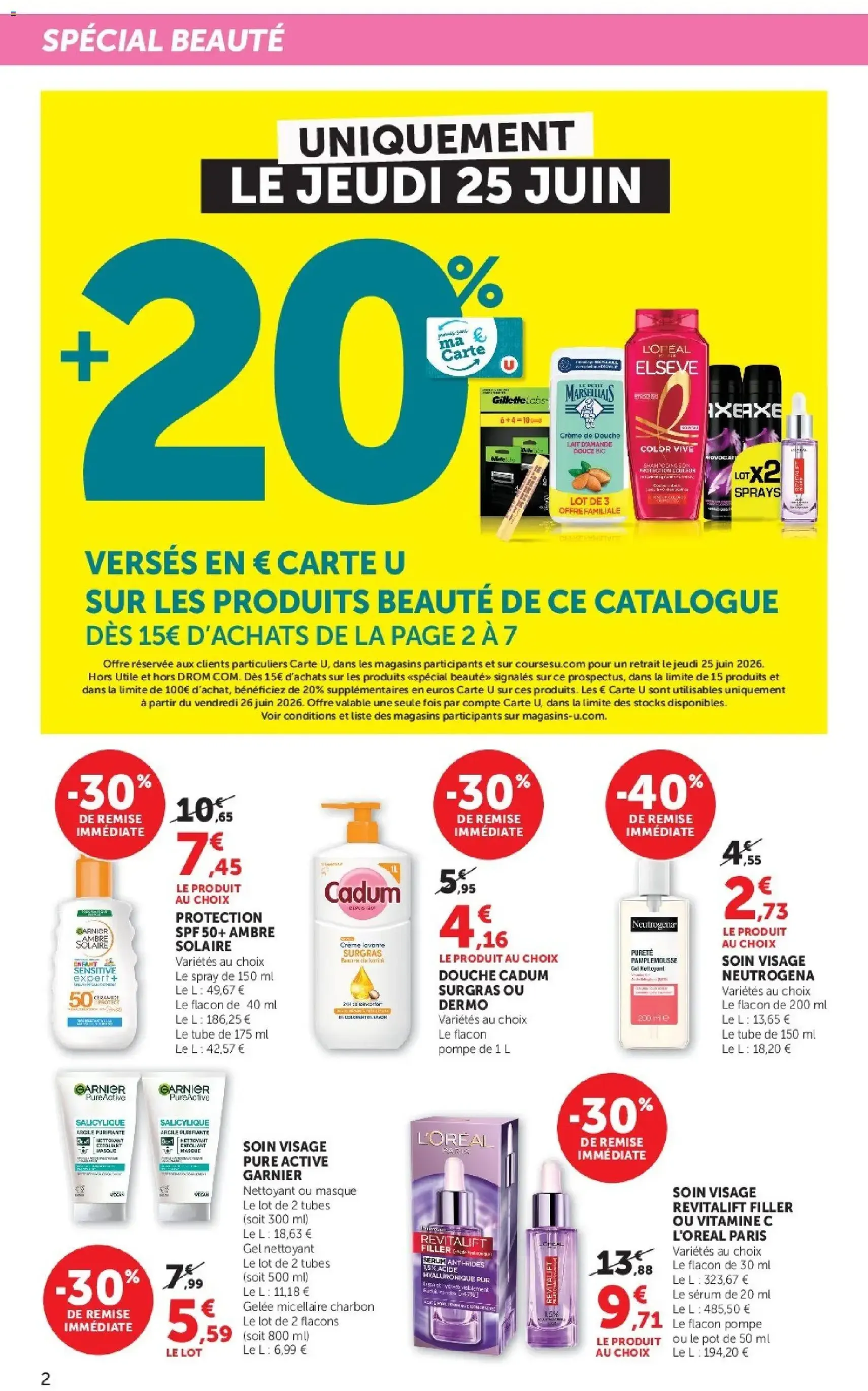 Super U catalogue - brochure valable à partir du 23/06/2026, page 2 sur 44