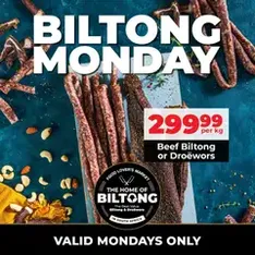Food Lover's Market Biltong Monday - Flyer preview valid from 20/07/2026