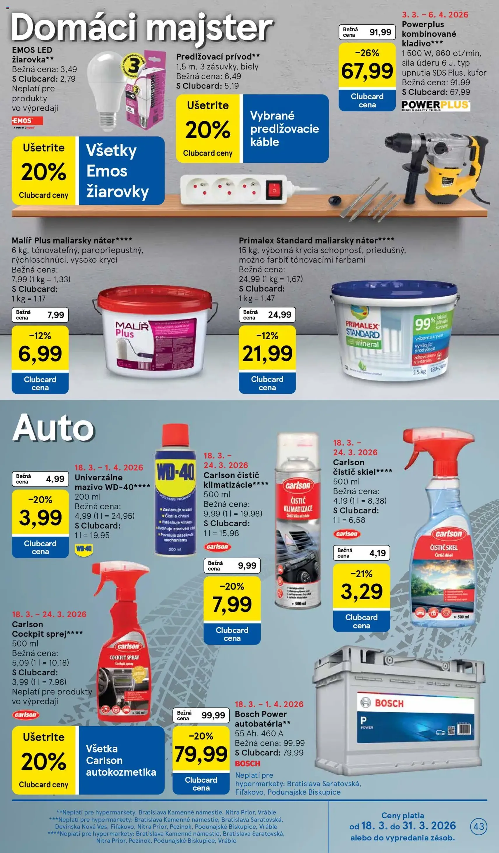 Tesco hypermarket - leták - platný leták od 18.03.2026 strana 43 z 49