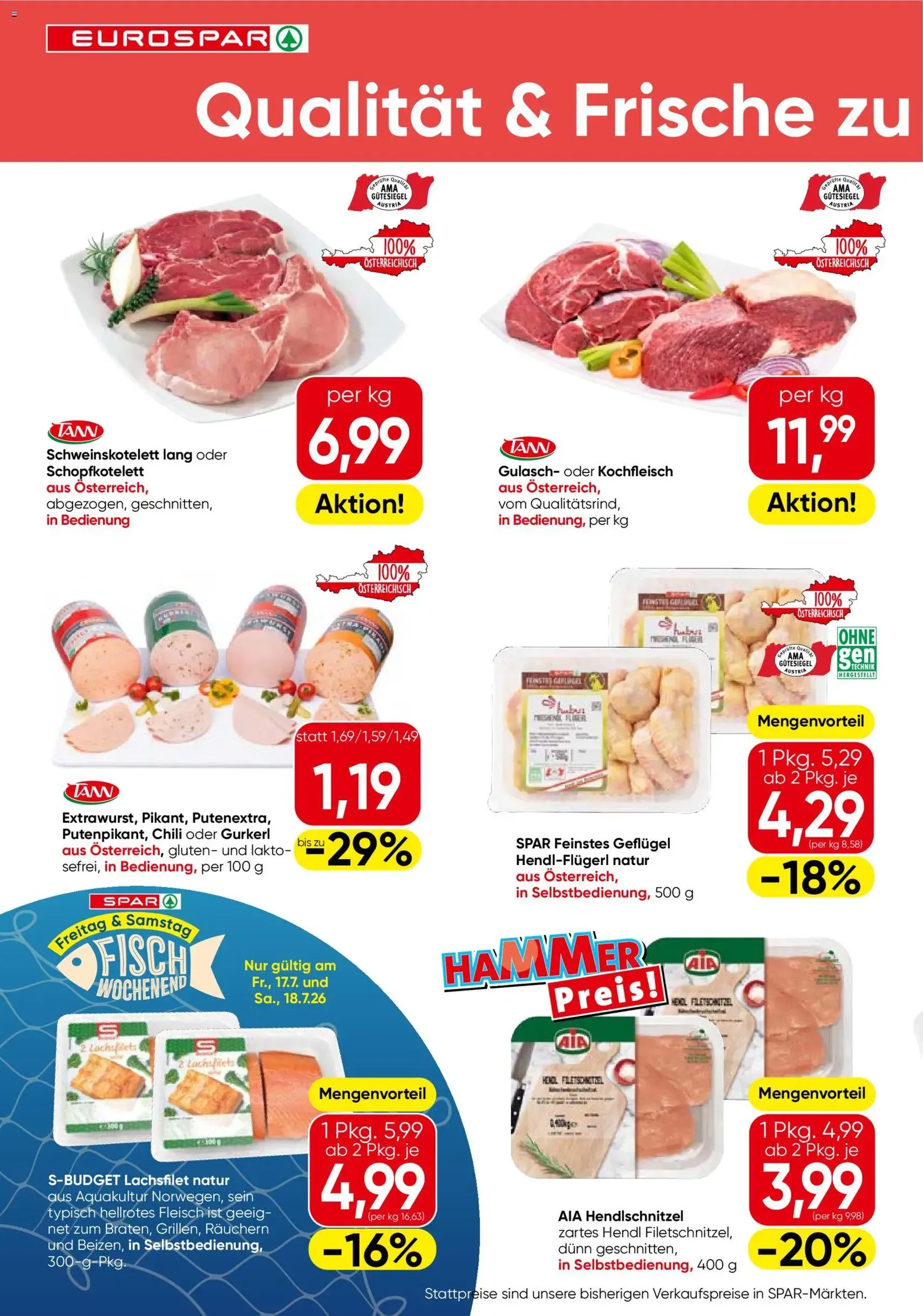 Eurospar Flugblatt - Gültiger Prospekt ab 16.07.2026, Seite 2 von insgesamt 16