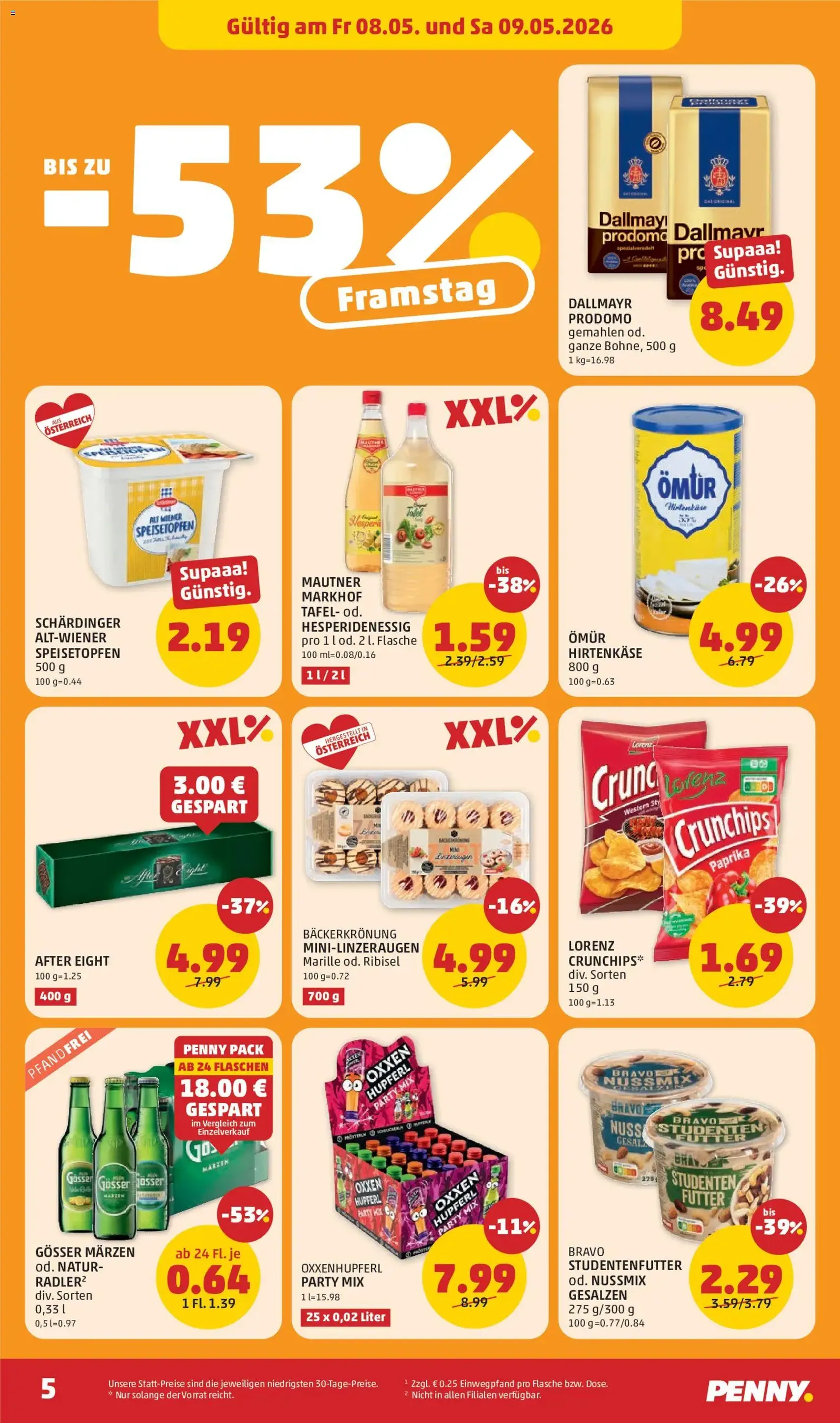 Penny Markt - Flugblatt - Gültiger Prospekt ab 07.05.2026, Seite 5 von insgesamt 28