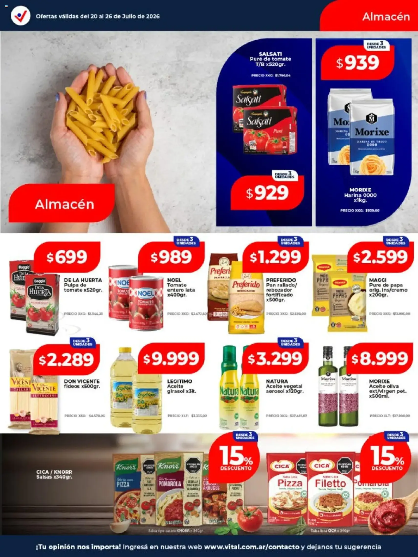 Vital - Ofertas - folleto válido desde 20/07/2026 página 15 de 26