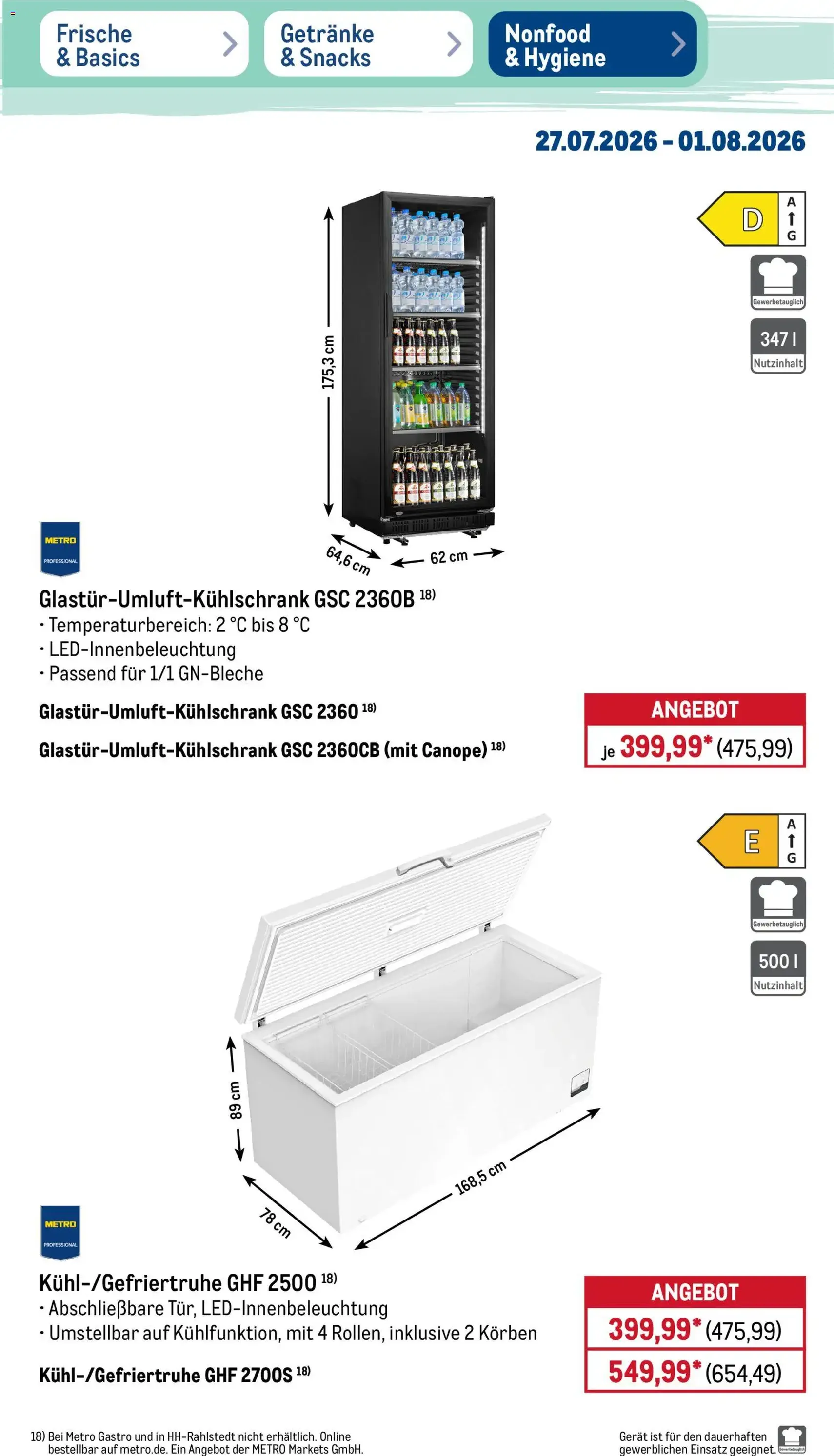 Metro Prospekt - Gültiger Prospekt ab 27.07.2026, Seite 45 von insgesamt 52