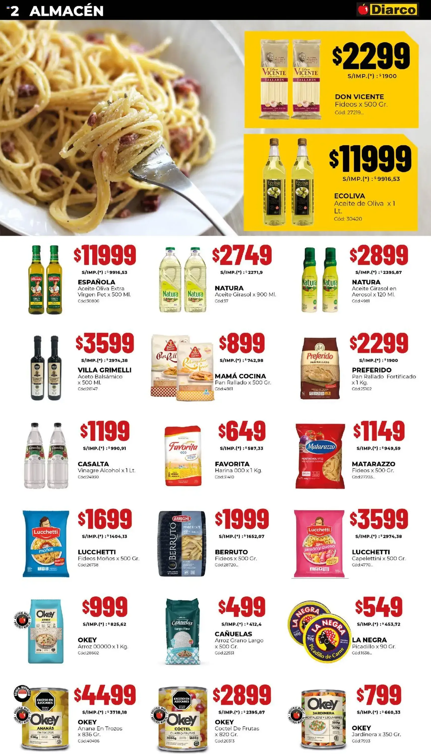 Diarco ofertas - folleto válido desde 13/10/2025 página 2 de 22 Diarco ofertas - folleto válido desde 13/10/2025 página 2 de 22
