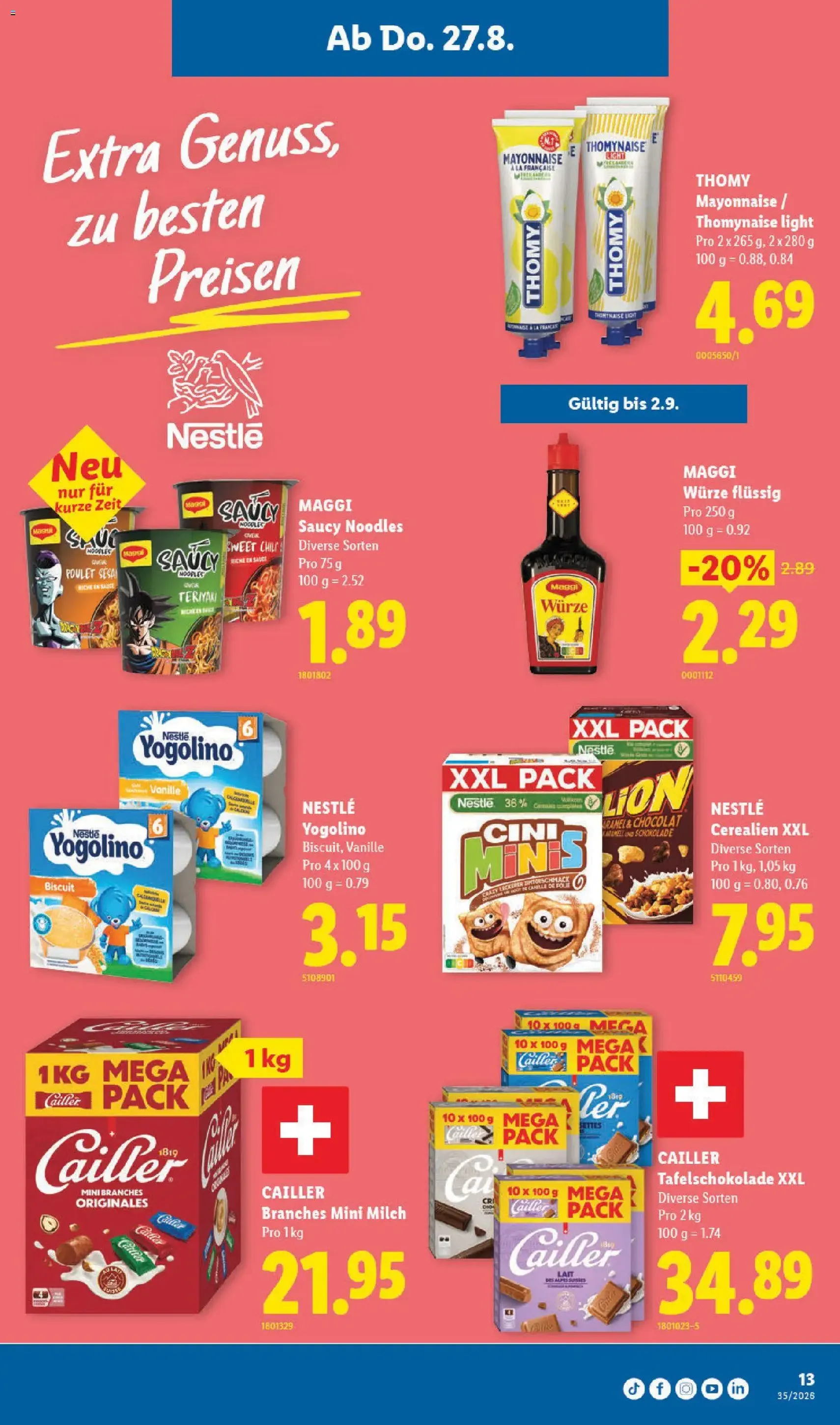 Lidl aktionen - Gültiger Prospekt ab 27.08.2026, Seite 17 von insgesamt 37