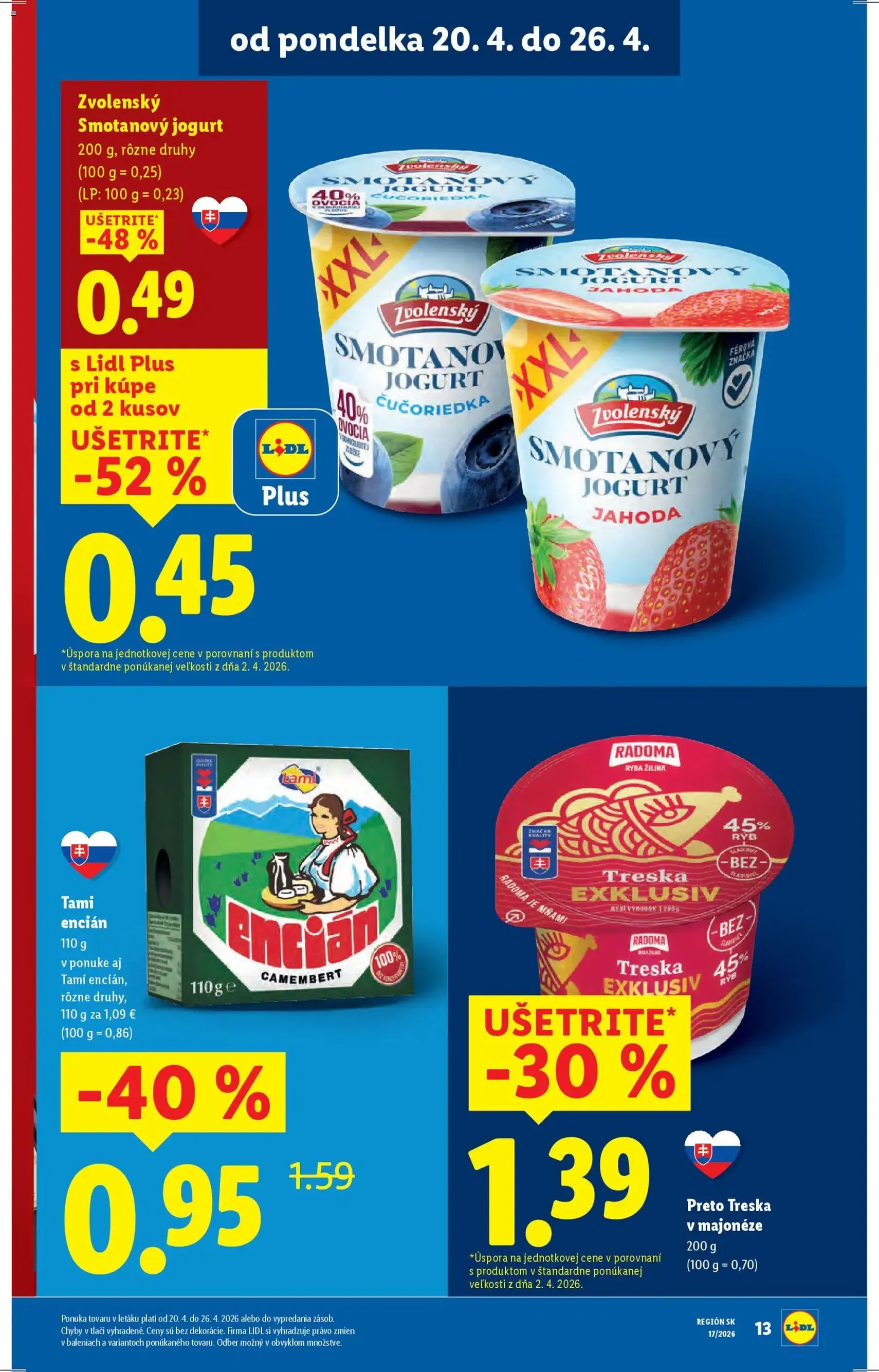 Lidl leták - platný leták od 20.04.2026 strana 13 z 99