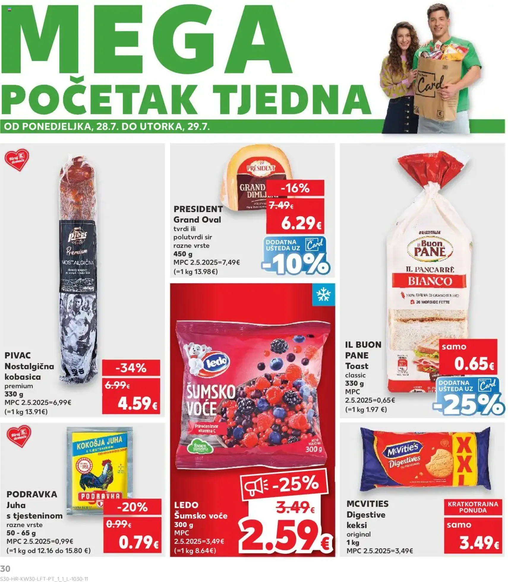 Kaufland HR - Split-Ravne njive - 2025.07.23. érvényes szórólap 30 oldal 32 oldalból