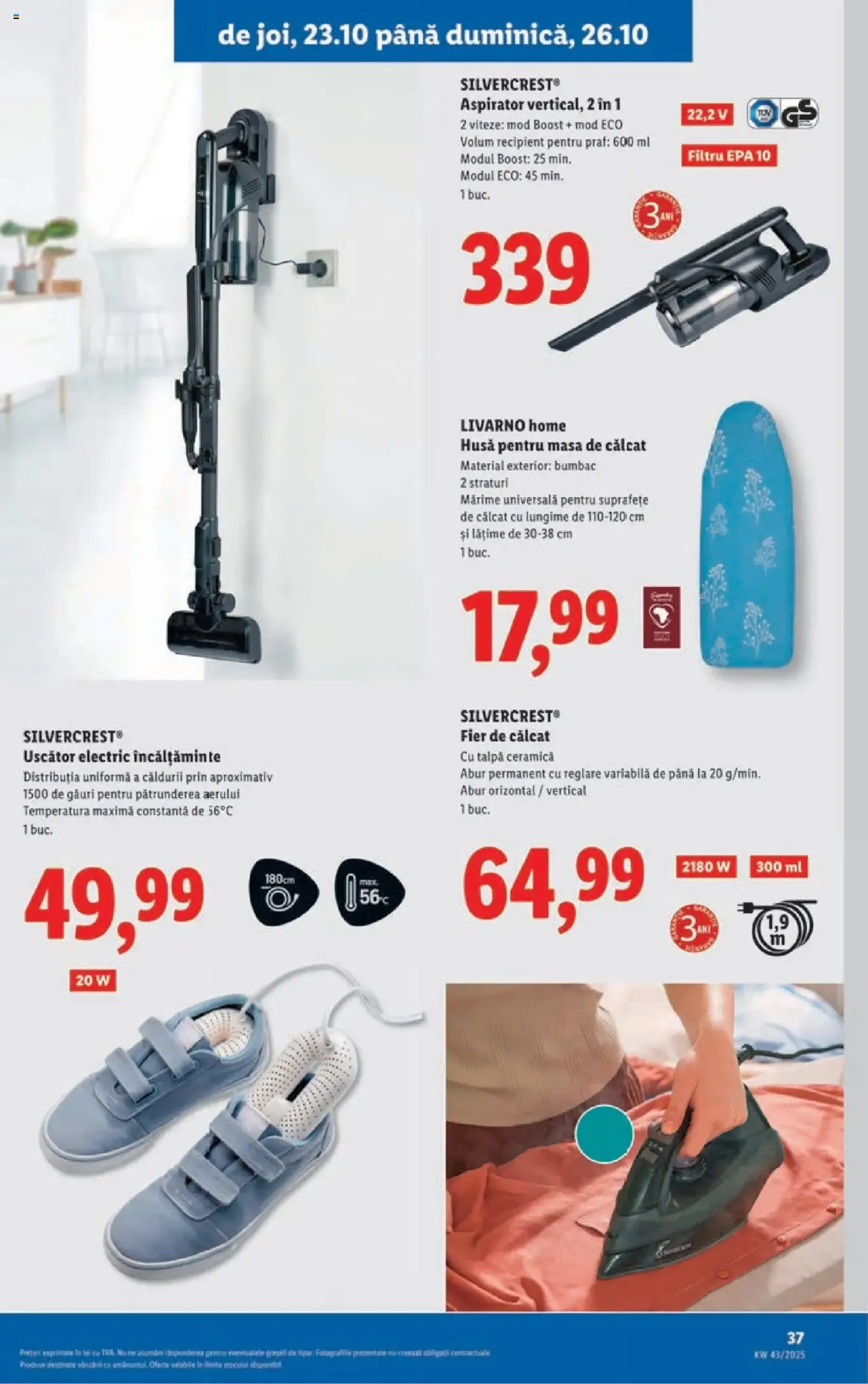 Catalog Lidl - cataloage valabile începând cu 20.10.2025 pagina 37 din 40 Catalog Lidl - cataloage valabile începând cu 20.10.2025 pagina 37 din 40