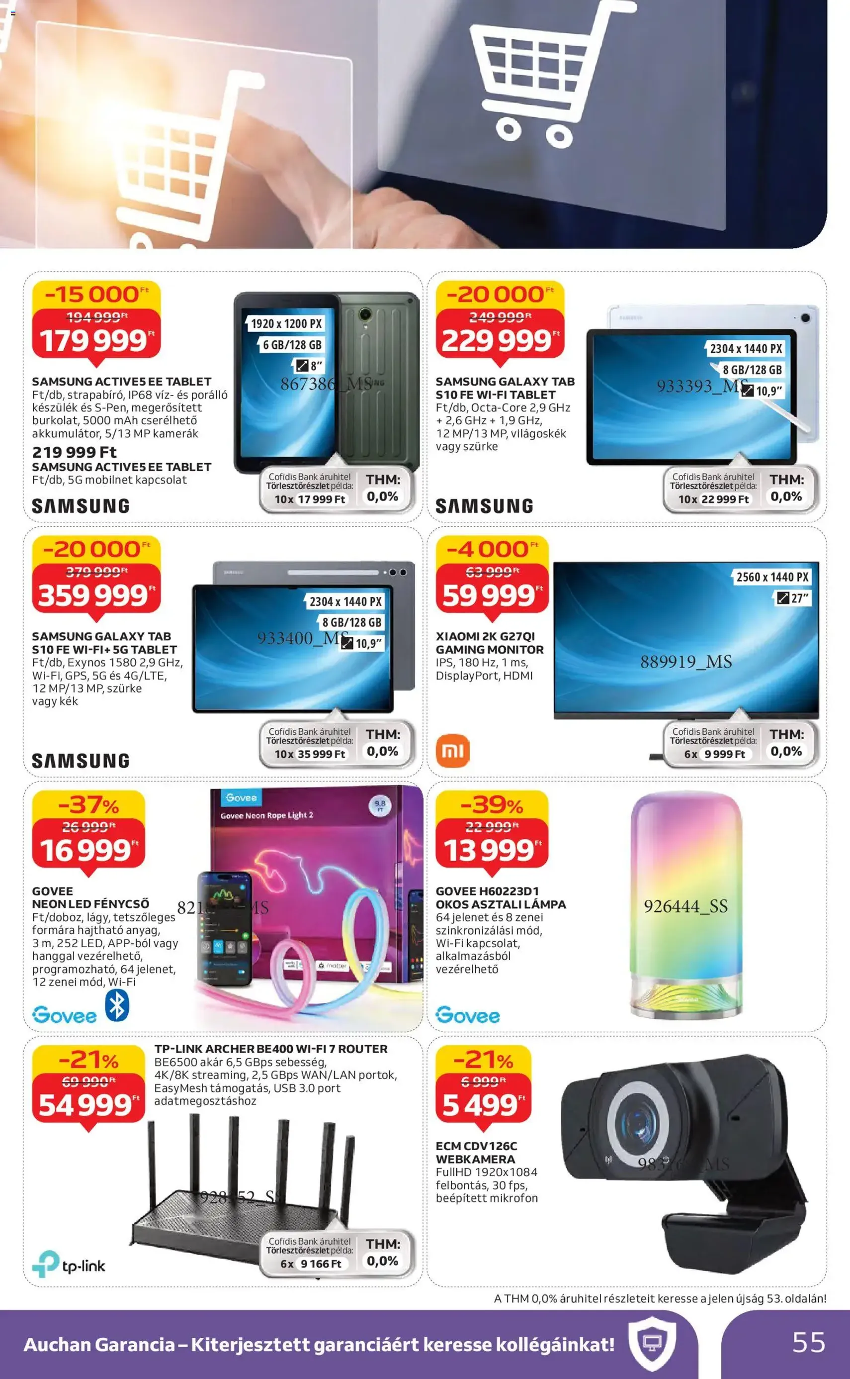 Auchan Akciós újság - 2025.10.30. érvényes szórólap 55 oldal 58 oldalból Auchan Akciós újság - 2025.10.30. érvényes szórólap 55 oldal 58 oldalból