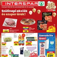 Interspar Akciós újság - szórólap előnézete érvényes 2026.02.19. -tól