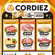Vista previa del folleto Cordiez ofertas válido desde 18/09/2025