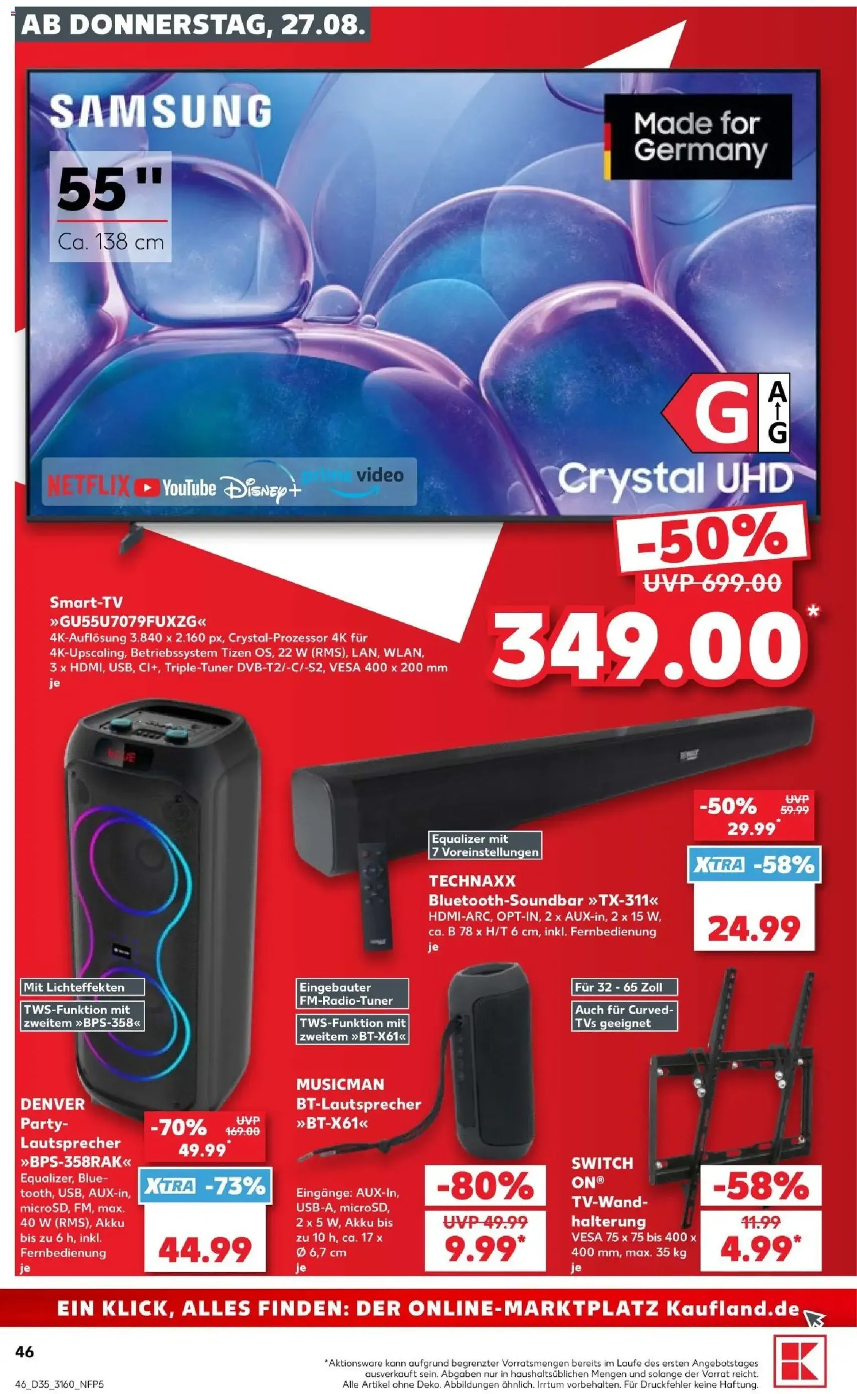 Kaufland Prospekt - Gültiger Prospekt ab 27.08.2026, Seite 46 von insgesamt 60