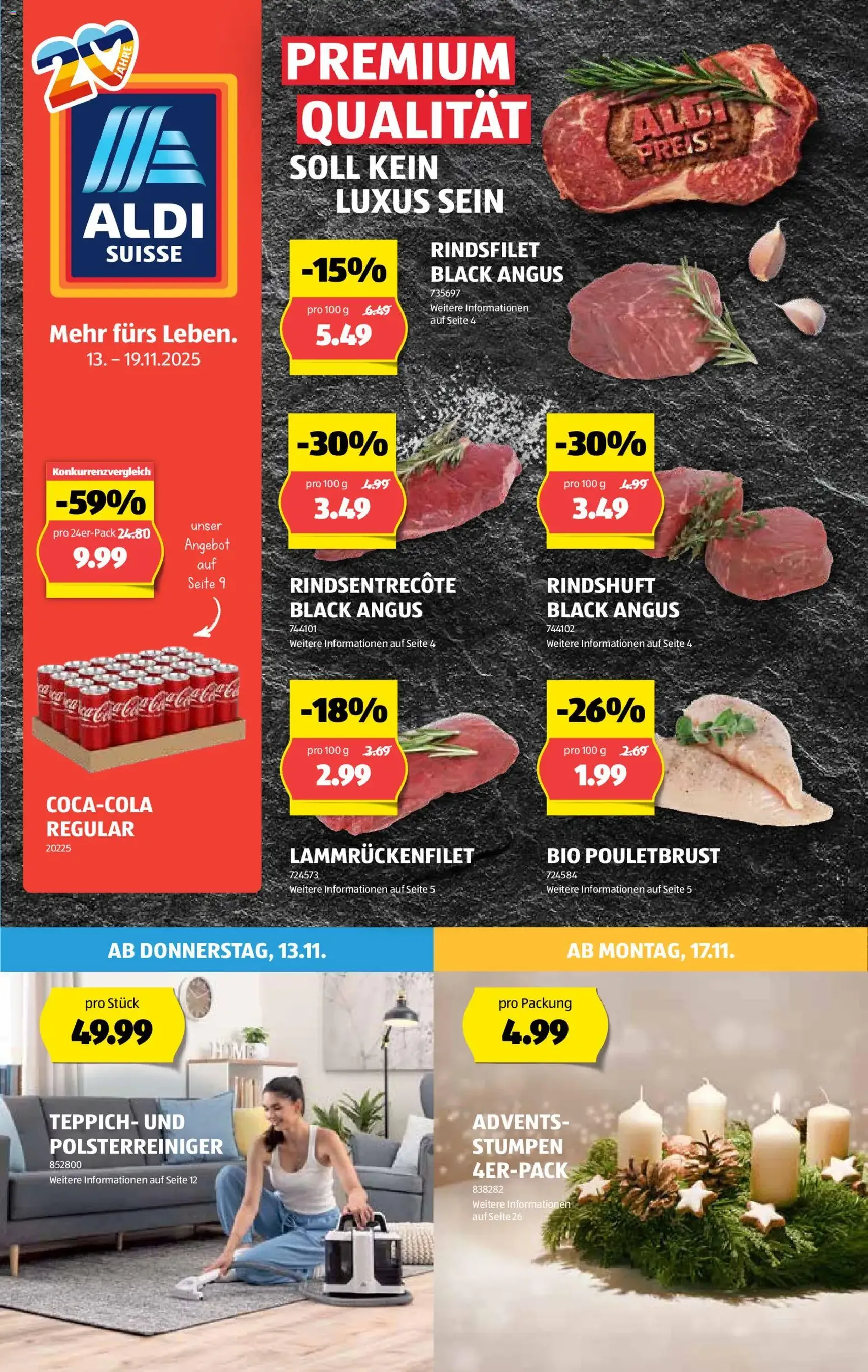 Aldi Aktionen - Gültiger Prospekt ab 13.11.2025, Seite 1 von insgesamt 32