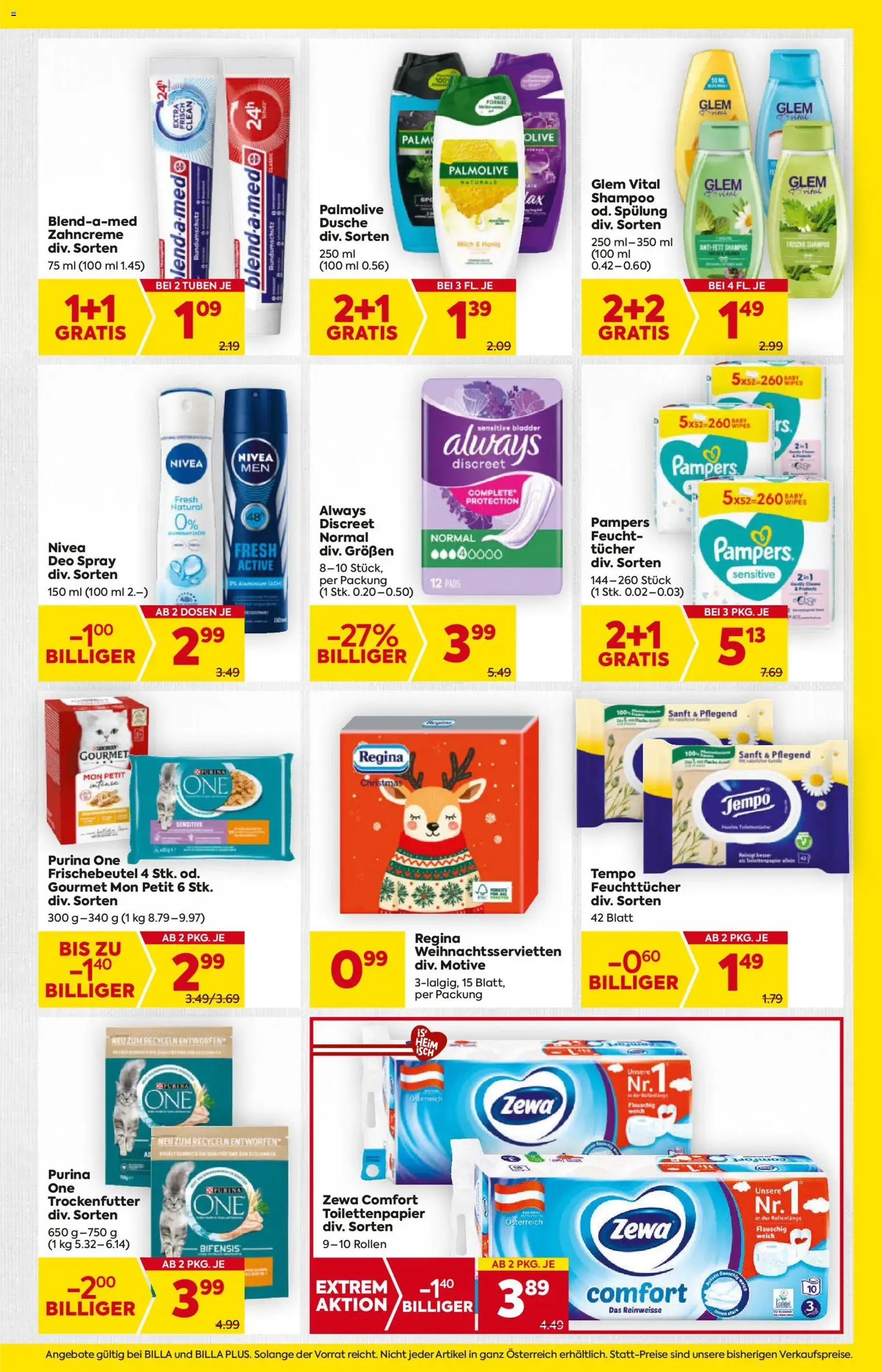 Billa Flugblatt - Gültiger Prospekt ab 06.11.2025, Seite 3 von insgesamt 22