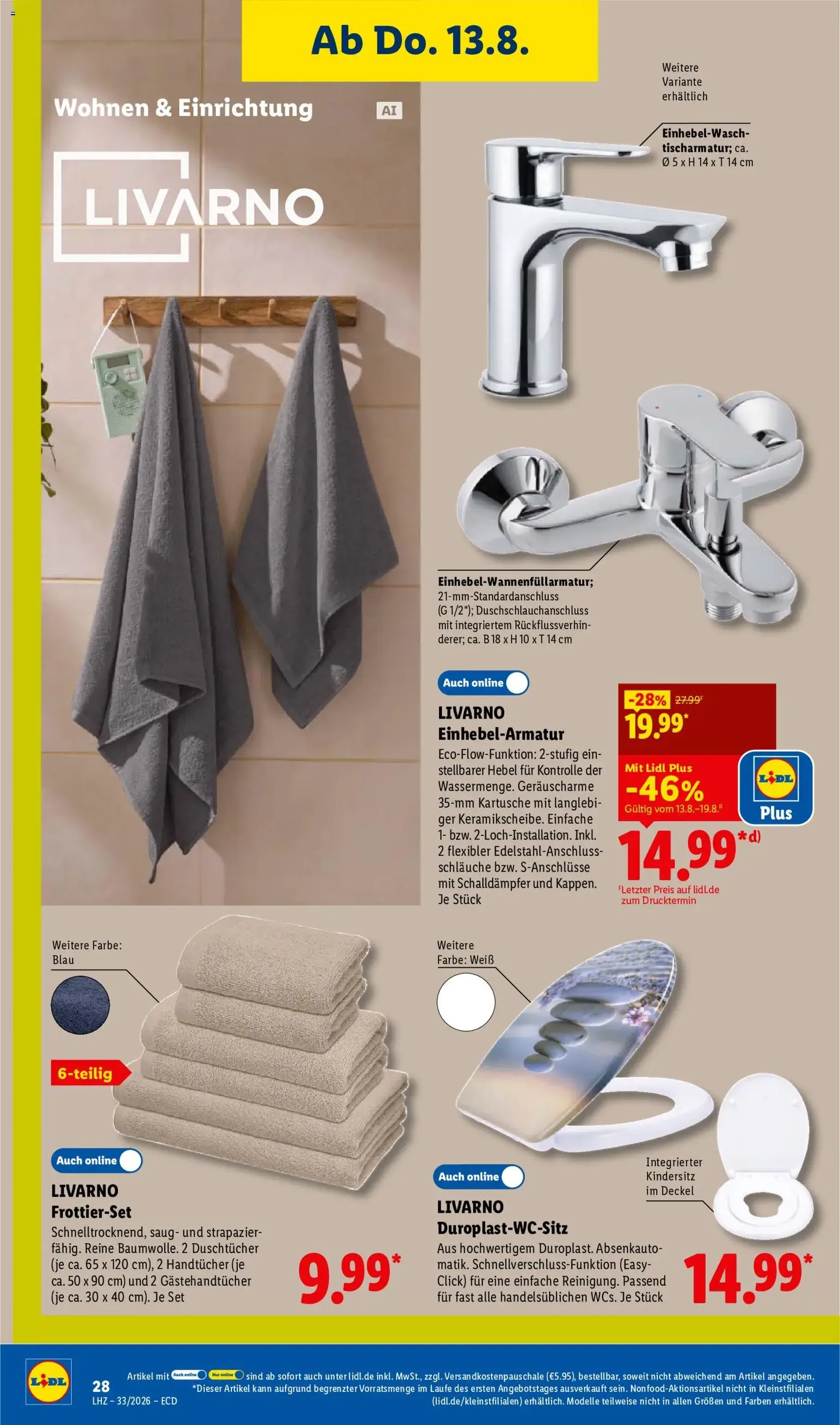 Lidl Prospekt - Gültiger Prospekt ab 10.08.2026, Seite 50 von insgesamt 73
