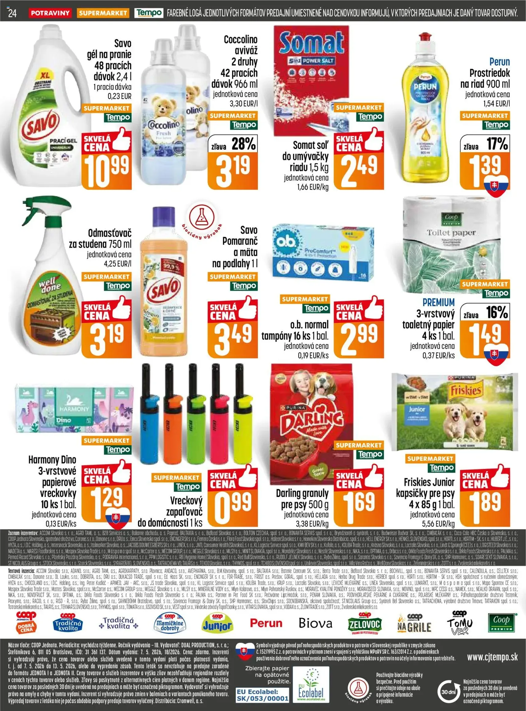 COOP Jednota leták - platný leták od 07.05.2026 strana 24 z 28