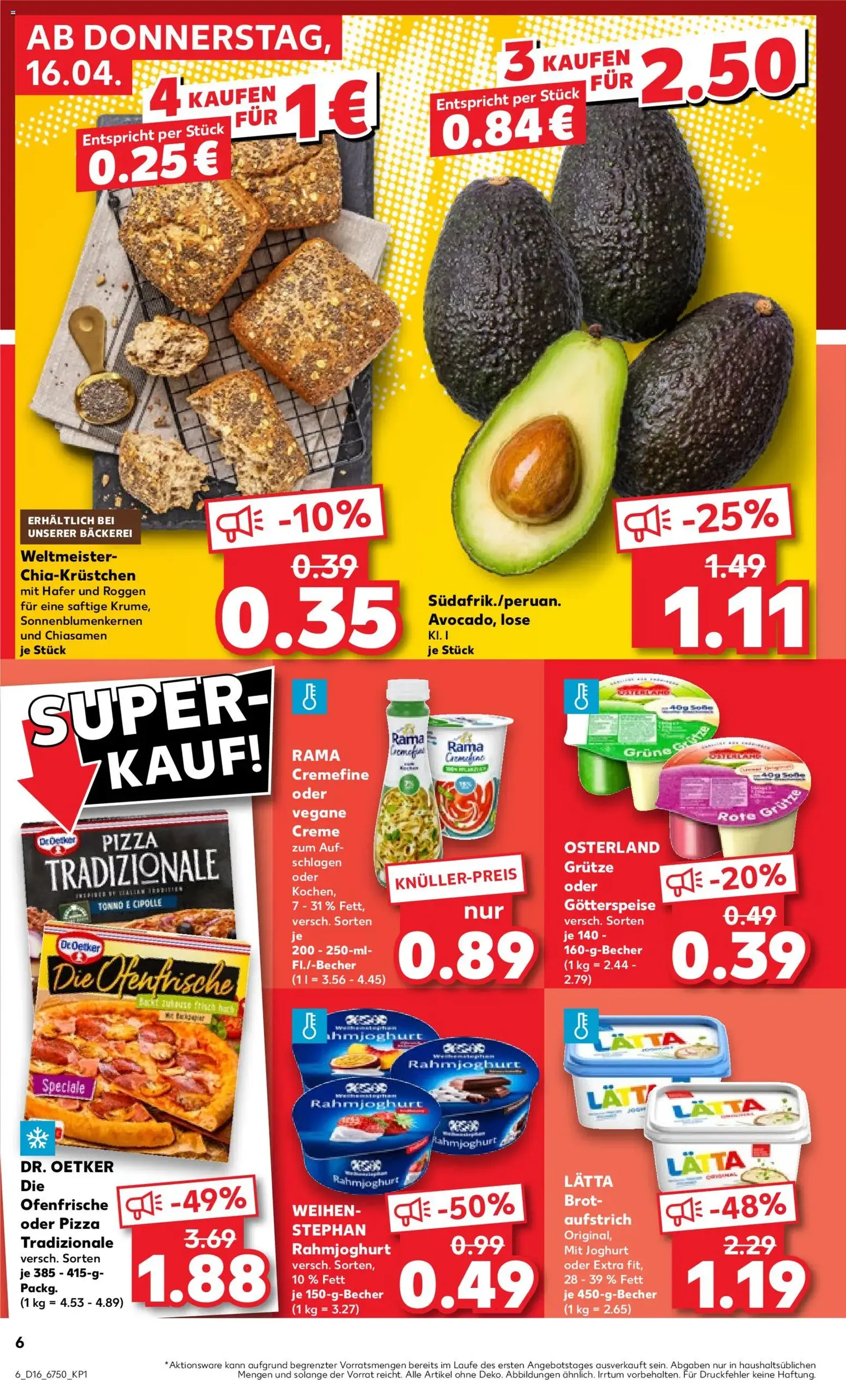 Kaufland Prospekt - Gültiger Prospekt ab 16.04.2026, Seite 6 von insgesamt 58