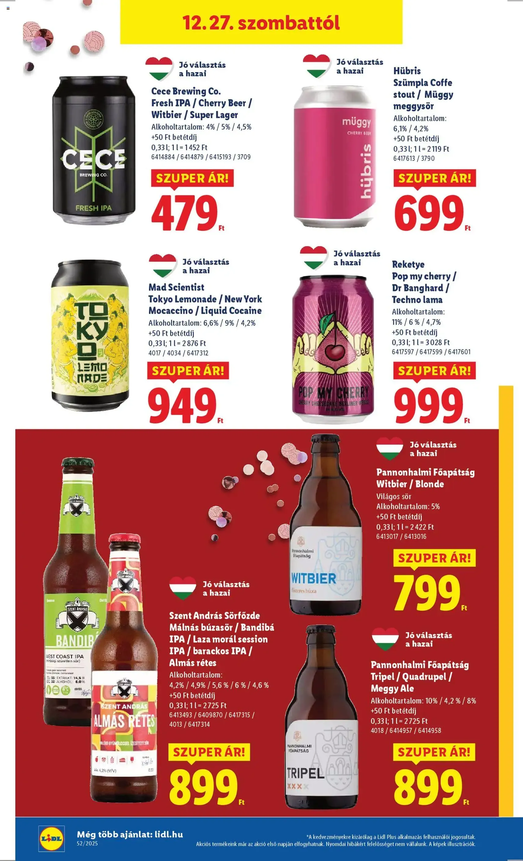 Lidl Akciós újság - 2025.12.27. érvényes szórólap 16 oldal 48 oldalból