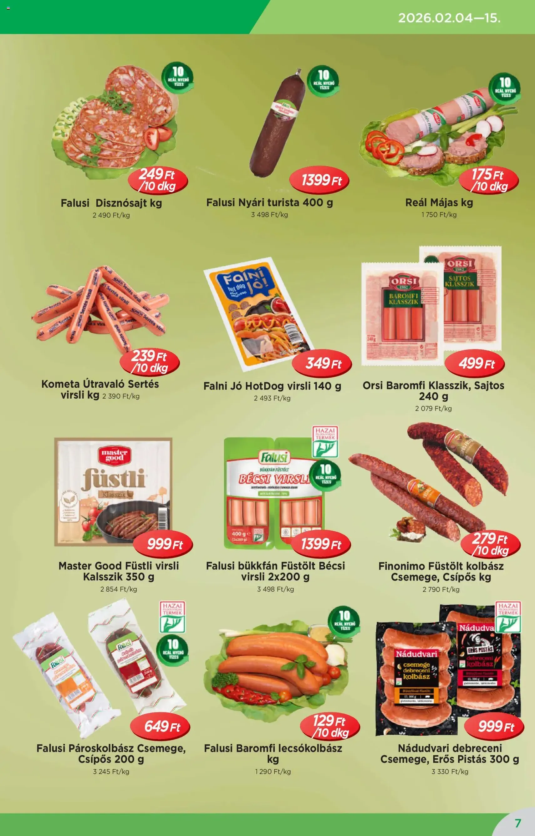 Reál Akciós újság - 2026.02.04. érvényes szórólap 7 oldal 20 oldalból