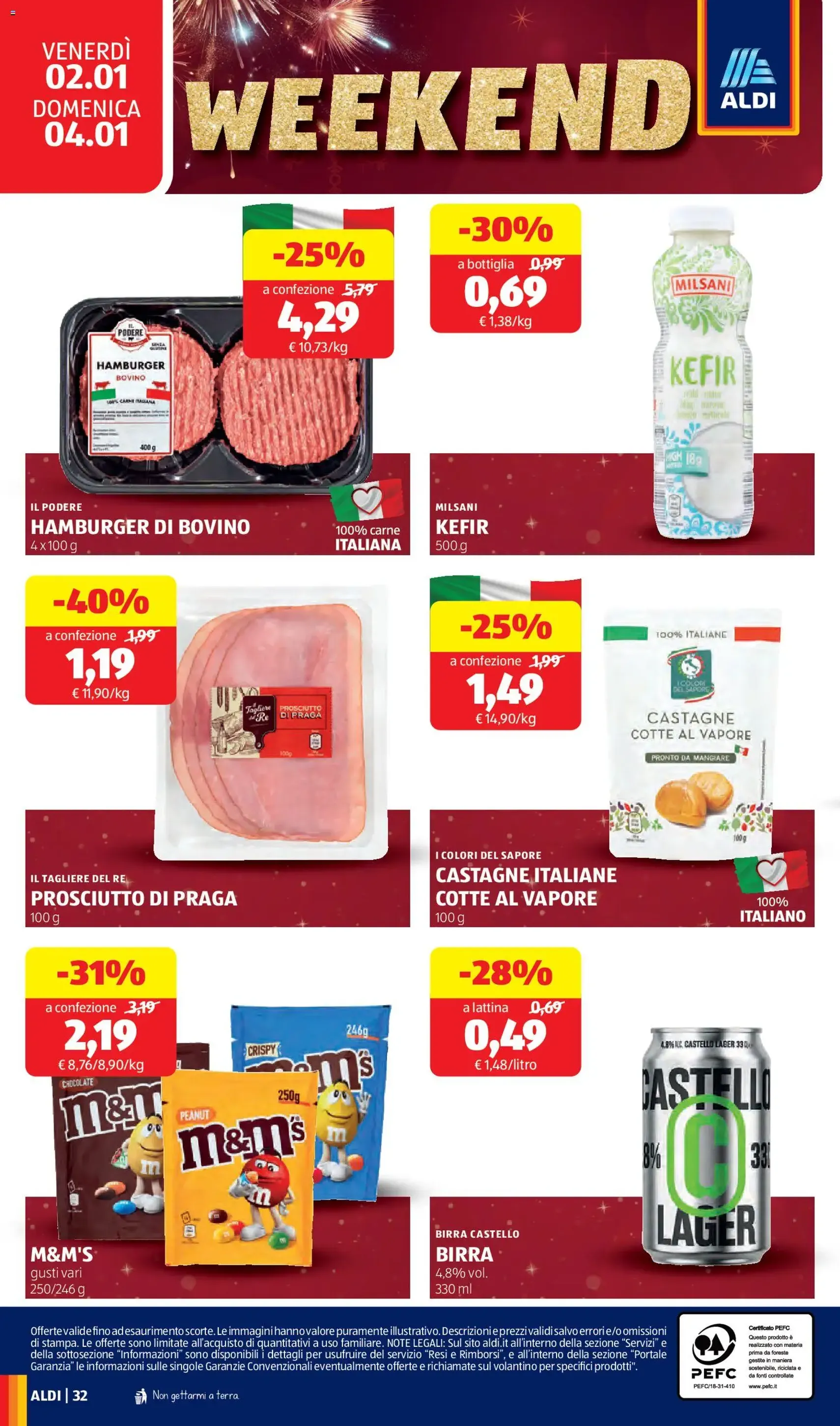 Volantino Aldi - volantino valido dal 29/12/2025 pagina 32 di 32
