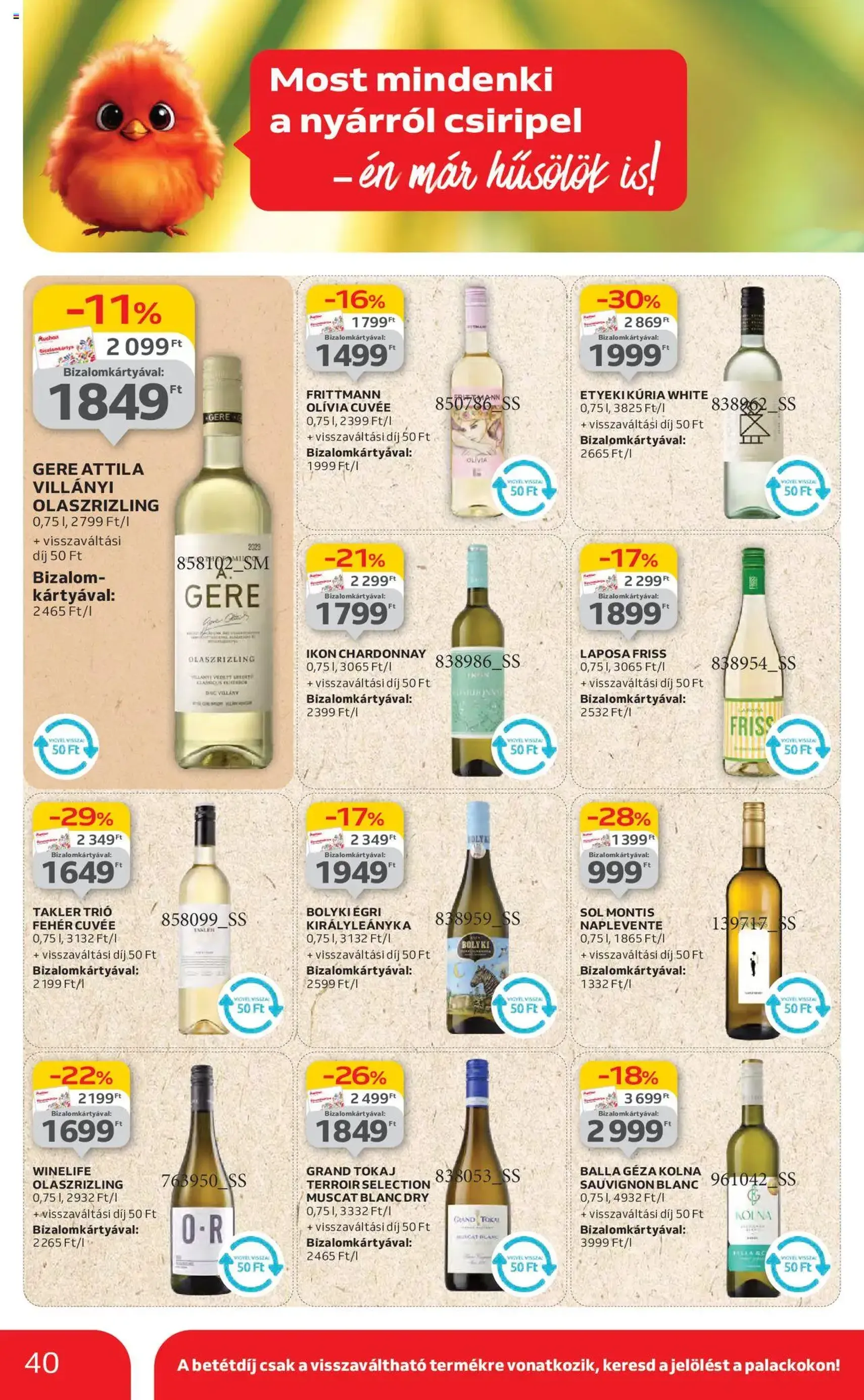 Auchan Akciós újság - 2025.07.24. érvényes szórólap 40 oldal 60 oldalból