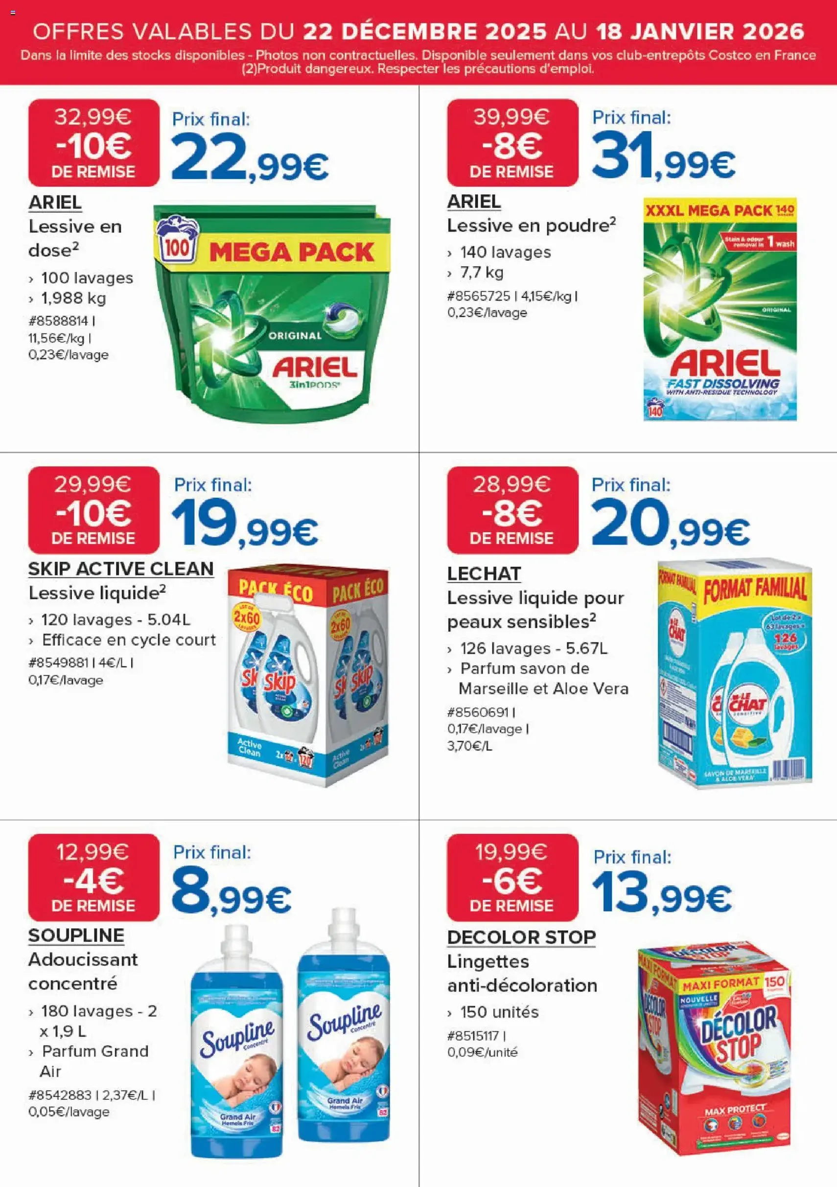 Costco catalogue - brochure valable à partir du 22/12/2025, page 14 sur 20