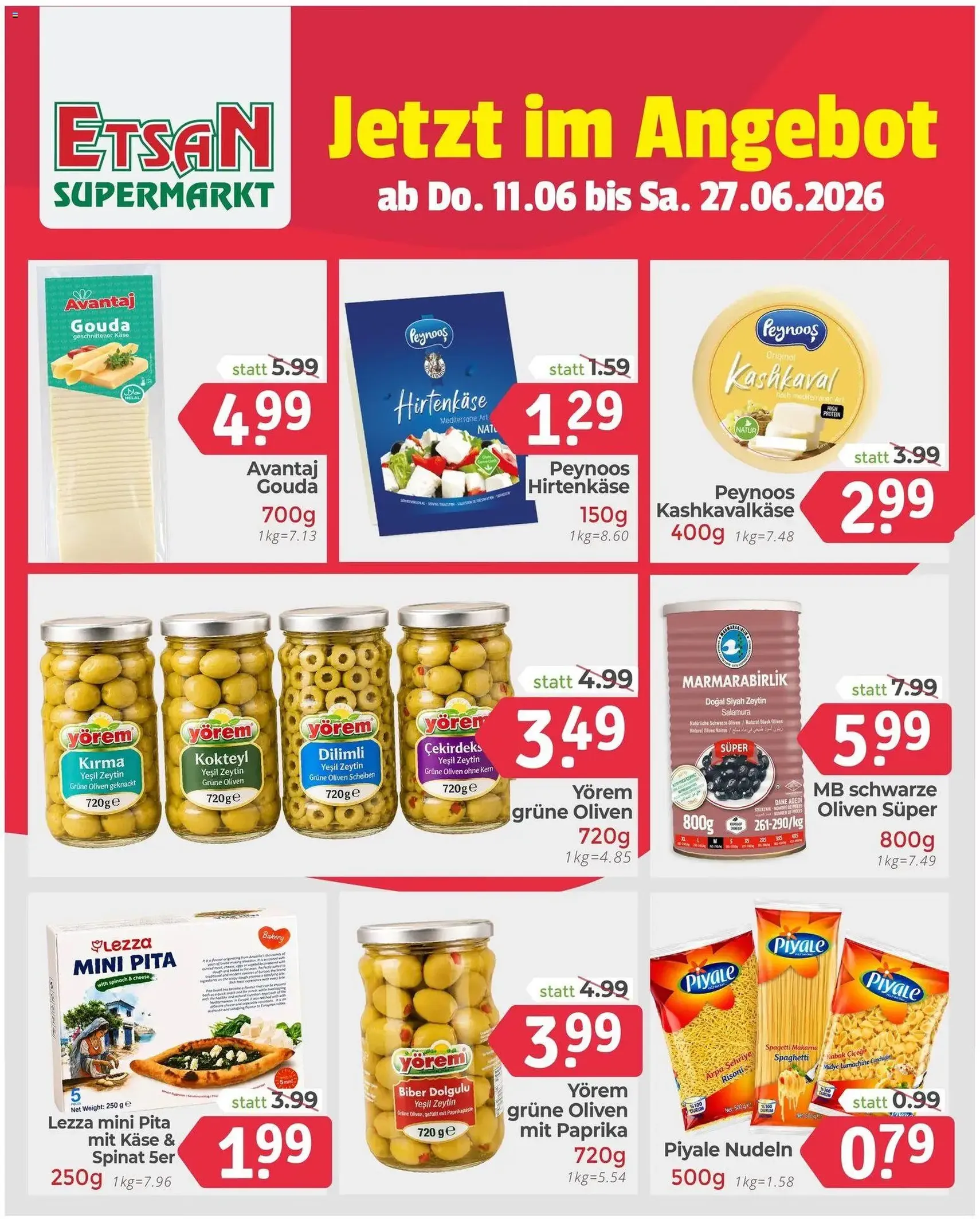 ETSAN Flugblatt - Gültiger Prospekt ab 11.06.2026, Seite 2 von insgesamt 7