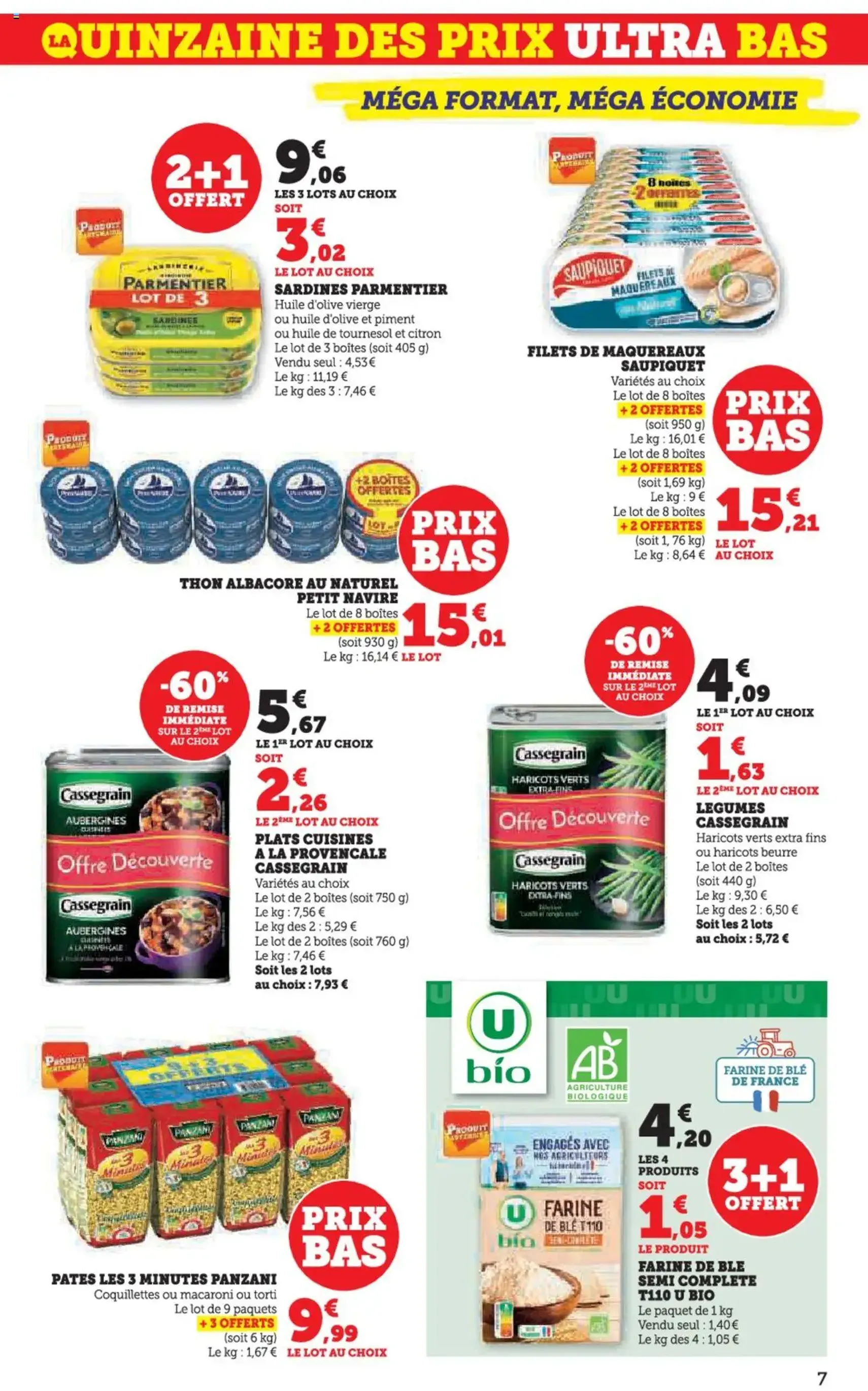 Super U catalogue - brochure valable à partir du 26/08/2025, page 7 sur 44 Super U catalogue - brochure valable à partir du 26/08/2025, page 7 sur 44