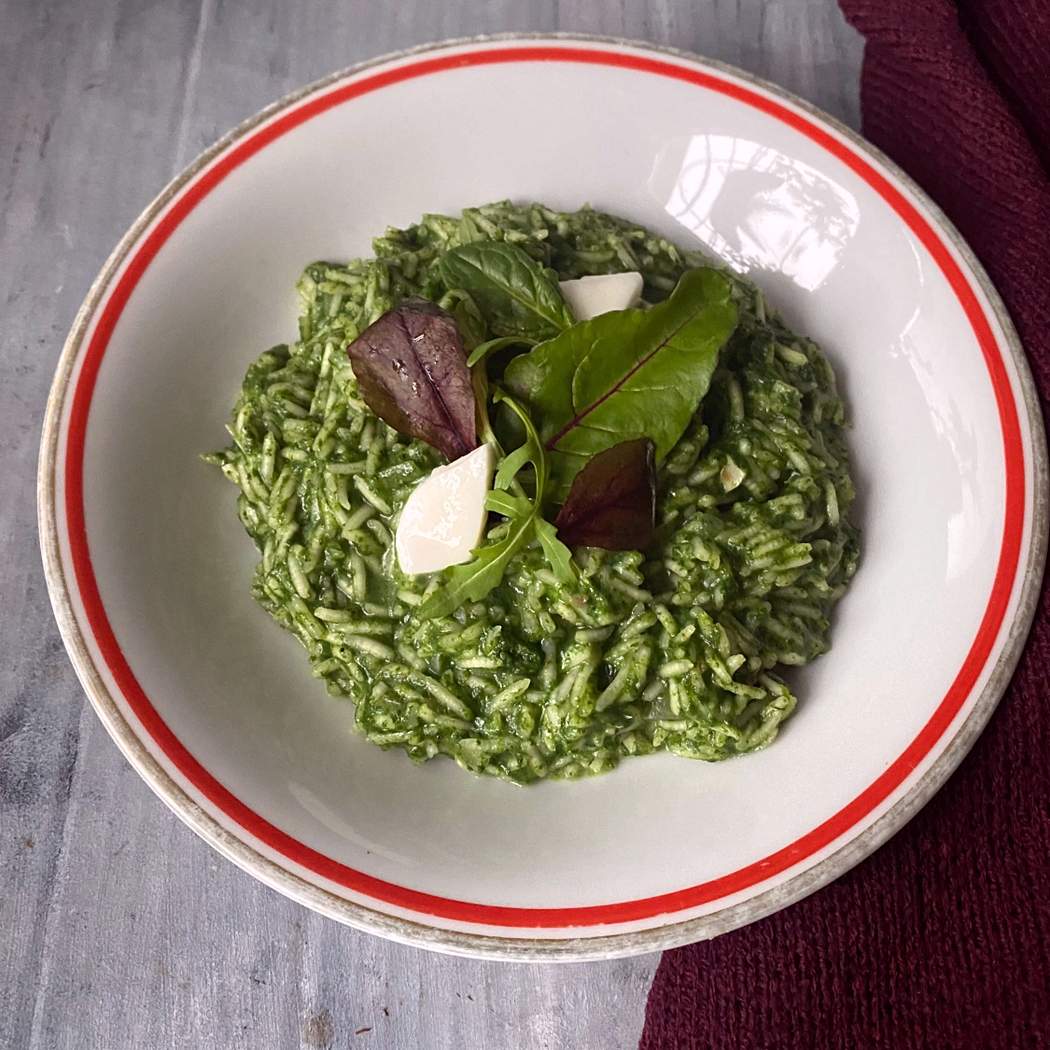 Risotto agli spinaci