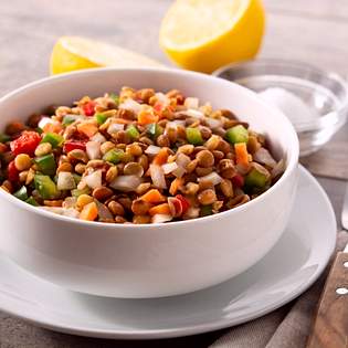 Voorvertoning van recept Hartige Warme Linzensalade