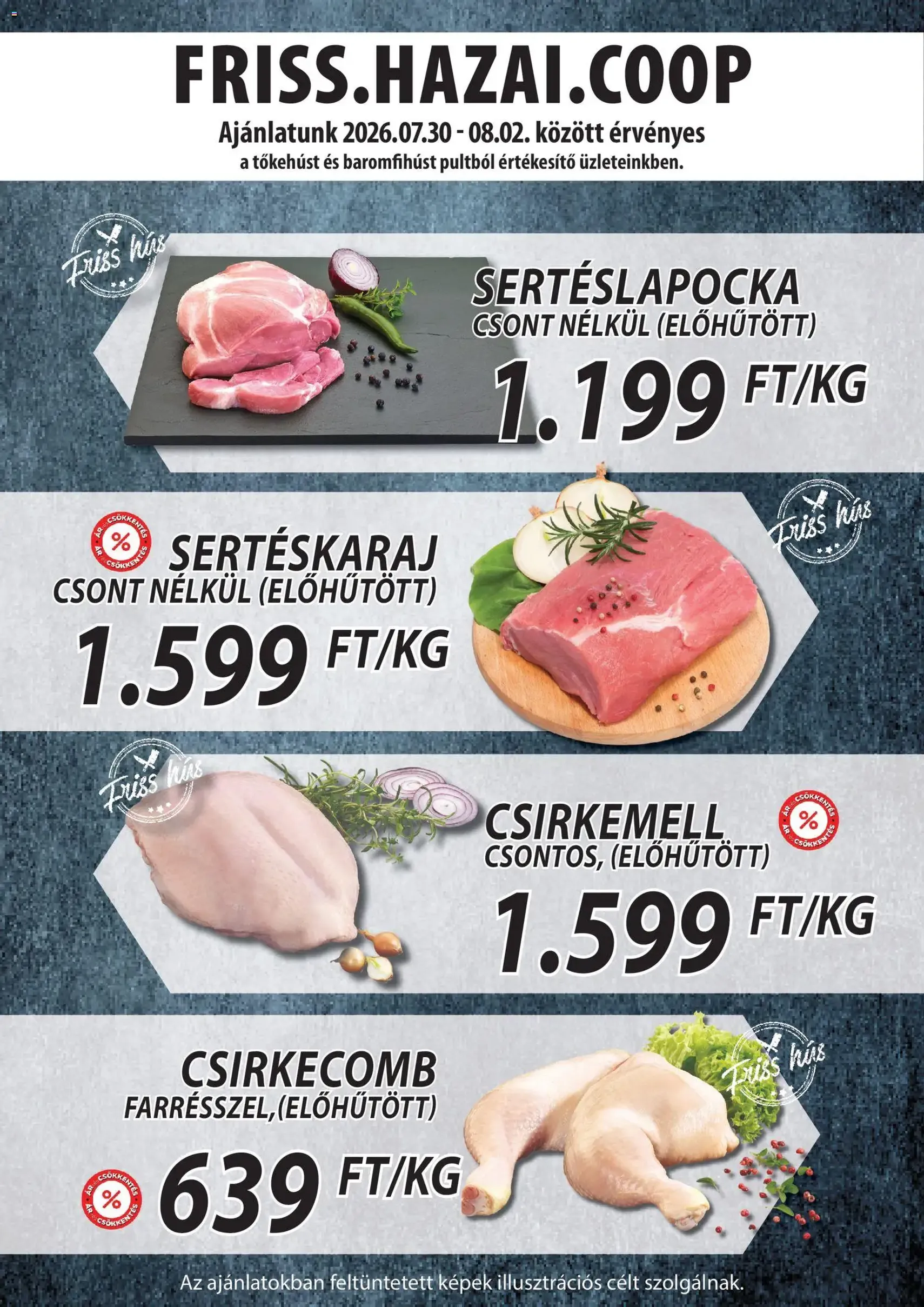 COOP Szolnok akciós újság - 2026.07.30. érvényes szórólap 2 oldal 7 oldalból