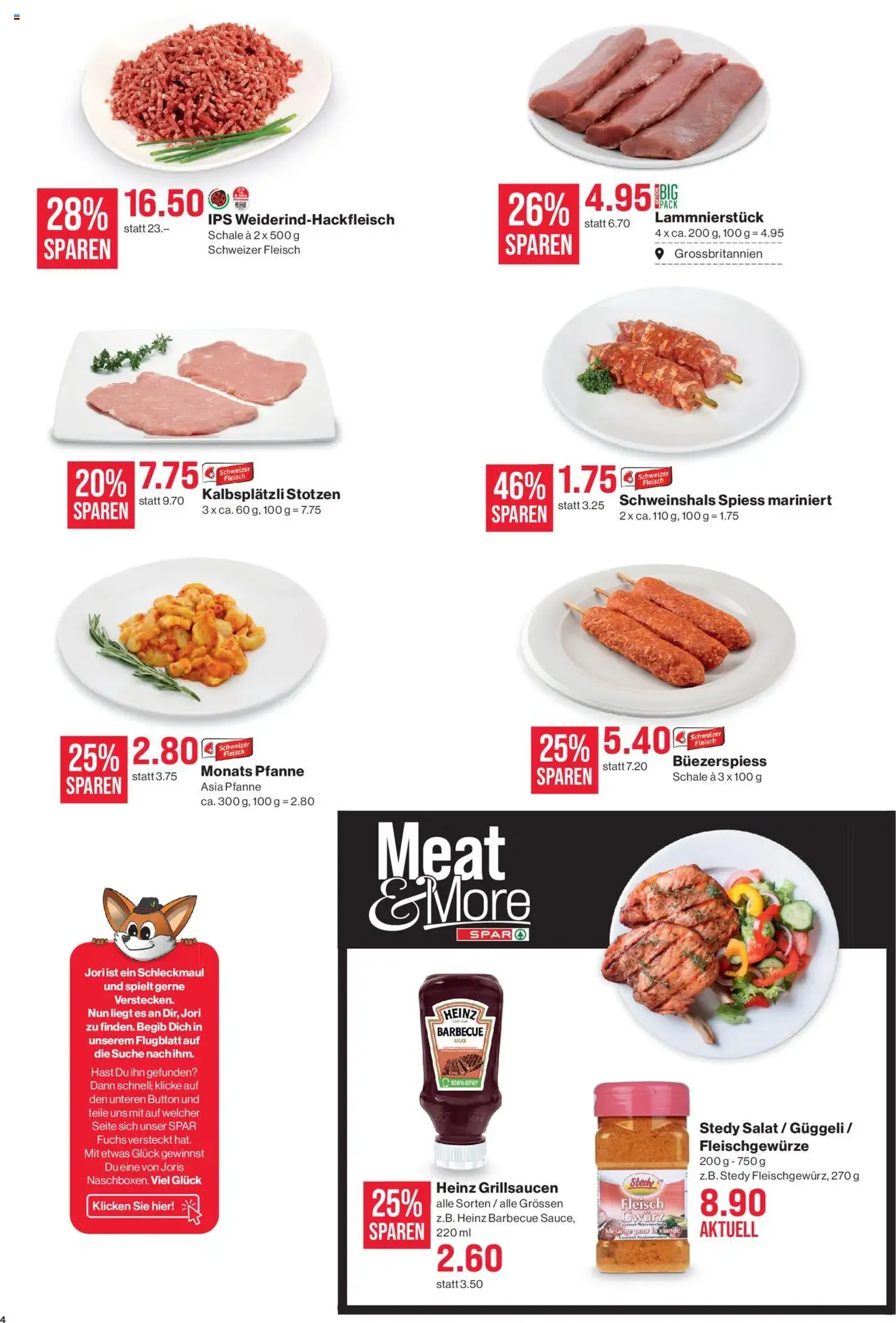SPAR Aktionen - Gültiger Prospekt ab 30.07.2025, Seite 4 von insgesamt 20 SPAR Aktionen - Gültiger Prospekt ab 30.07.2025, Seite 4 von insgesamt 20