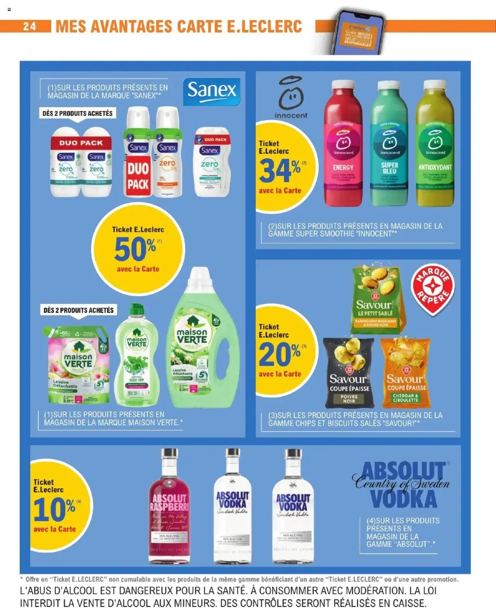 E.Leclerc catalogue de la semaine 31 - brochure valable à partir du 29/07/2025, page 24 sur 28