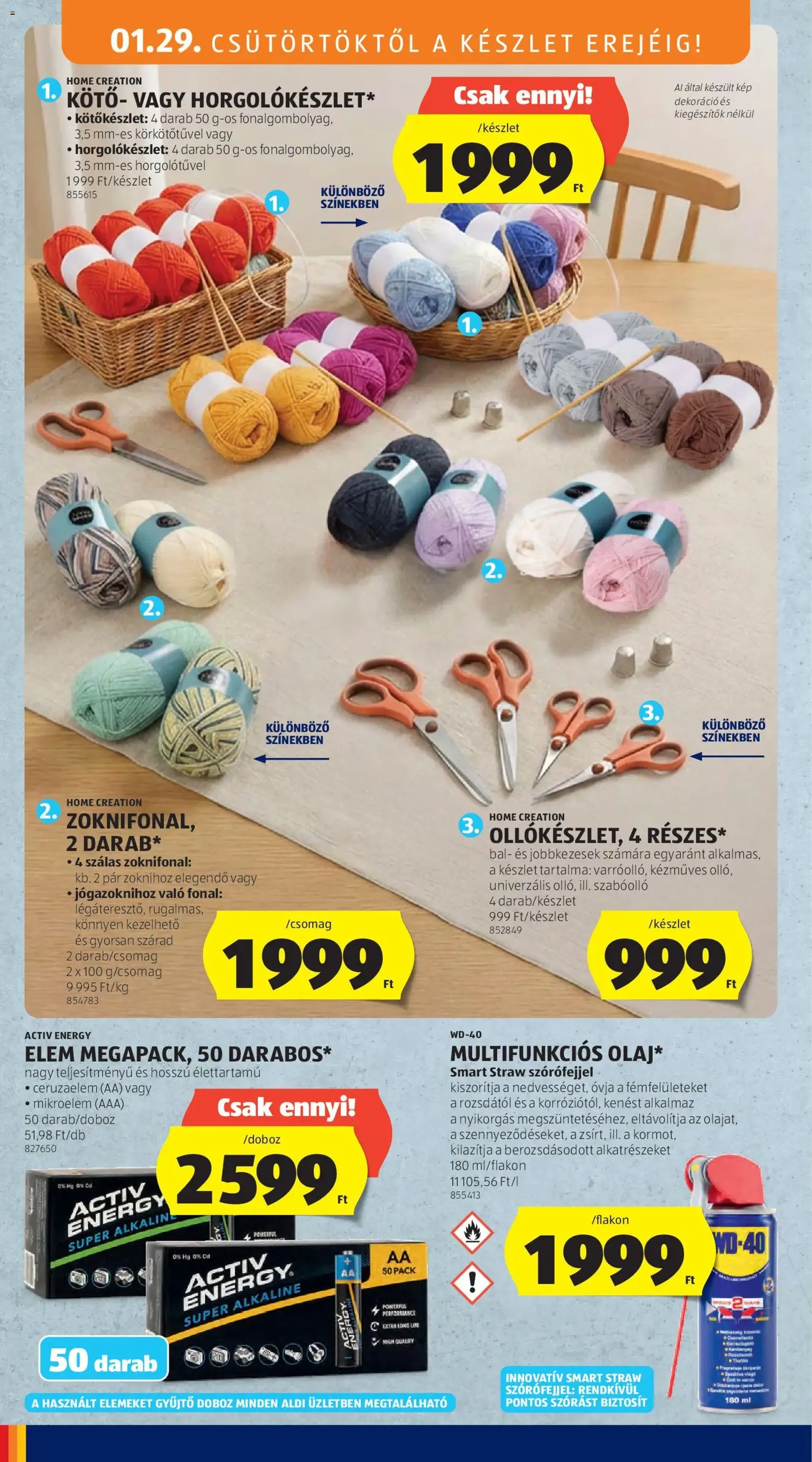 Aldi Akciós újság - 2026.01.29. érvényes szórólap 16 oldal 45 oldalból