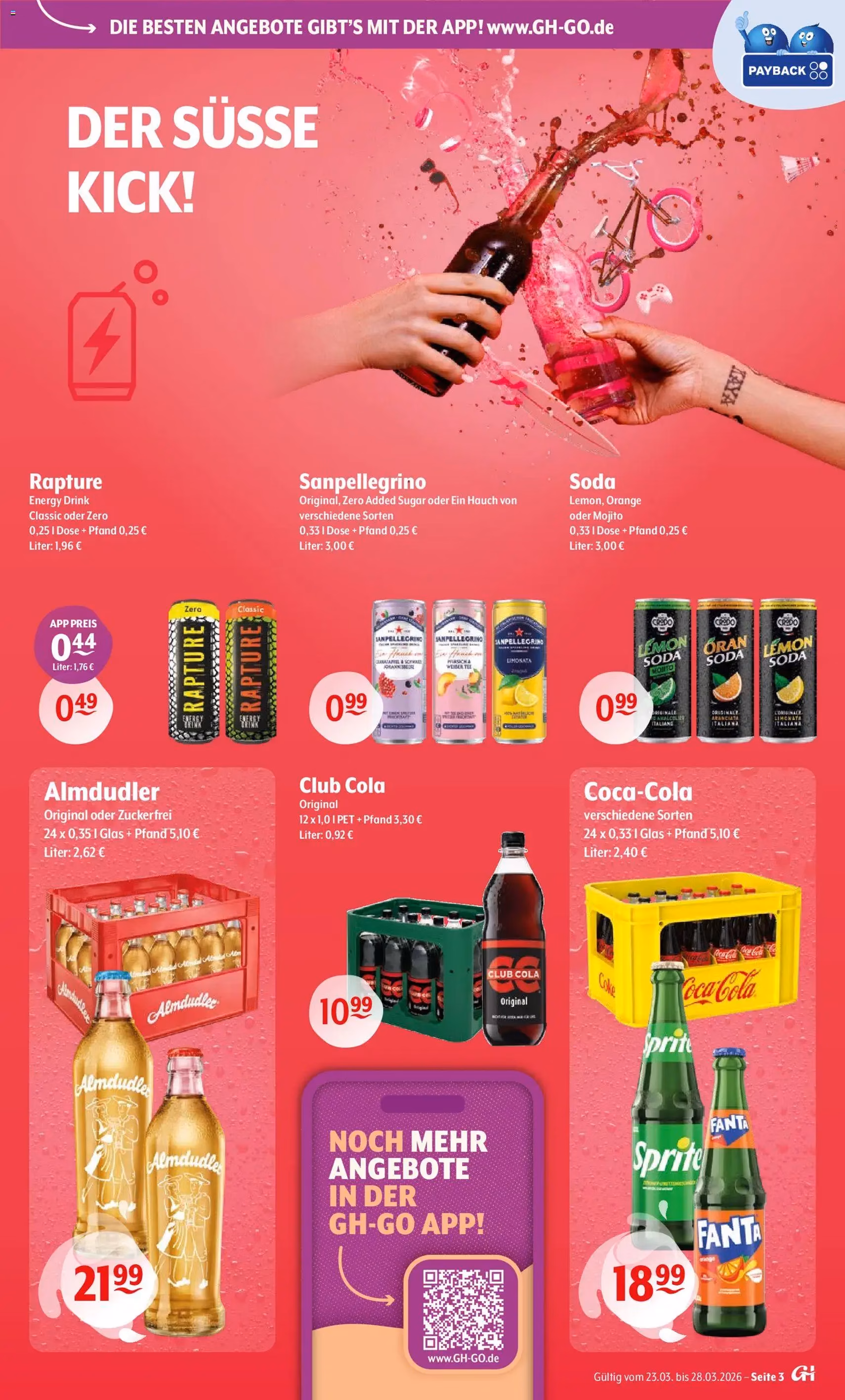 Trink und Spare Prospekt - Gültiger Prospekt ab 23.03.2026, Seite 3 von insgesamt 12